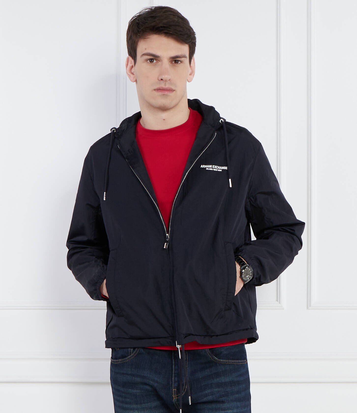 Armani Exchange Cu două fețe geacă | Regular Fit