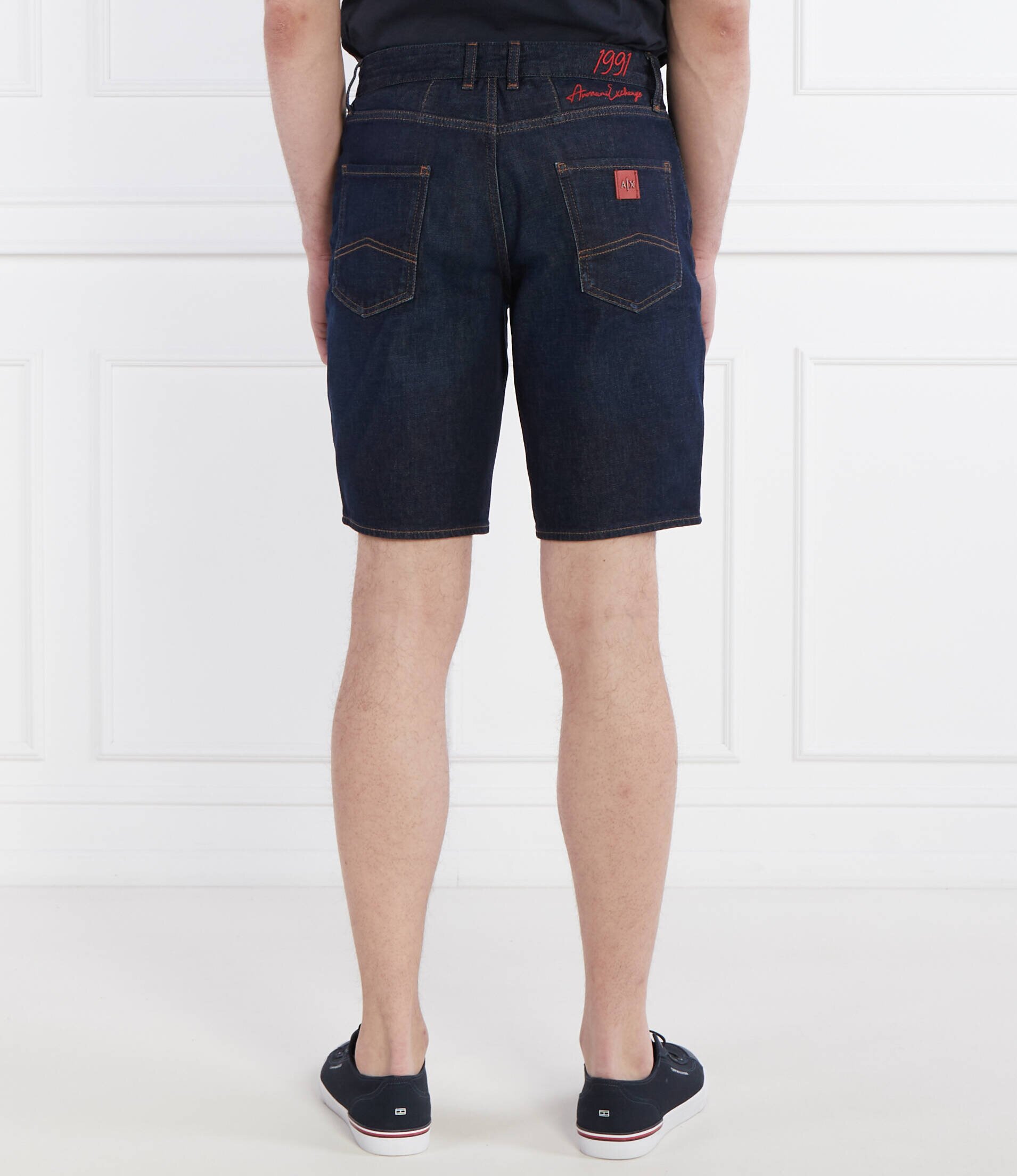 Armani Exchange De blugi pantaloni scurți BERMUDA 5 TASCHE | Regular Fit