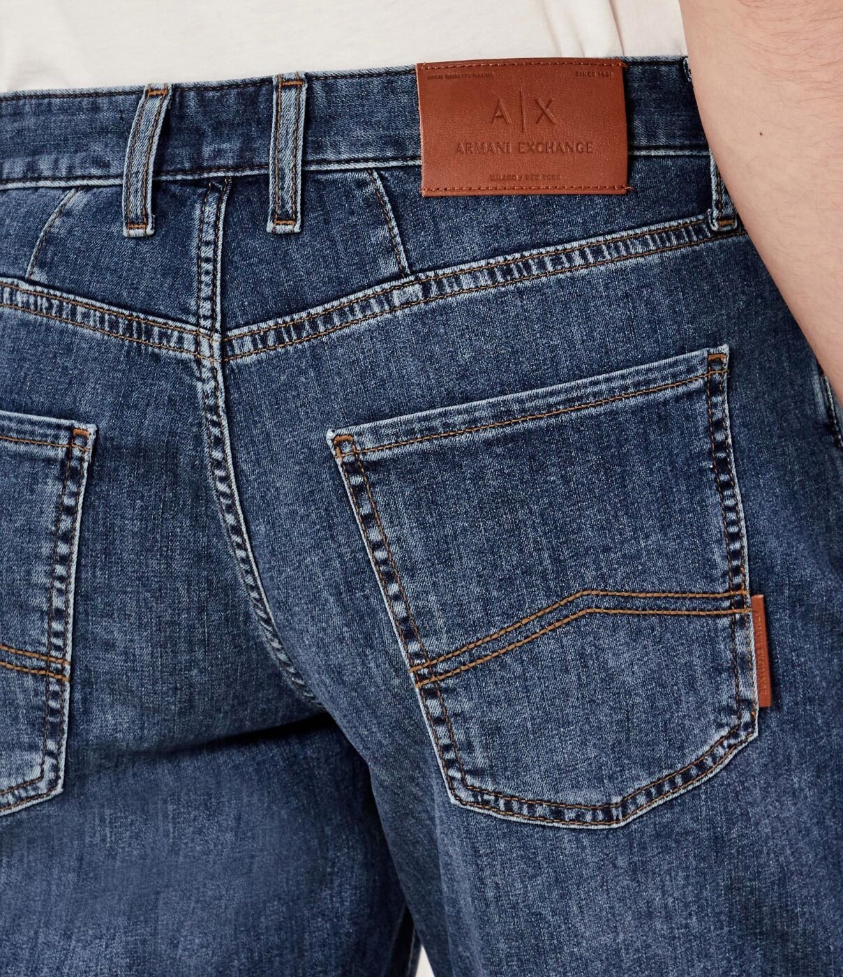 Armani Exchange De blugi pantaloni scurți J65 | Slim Fit