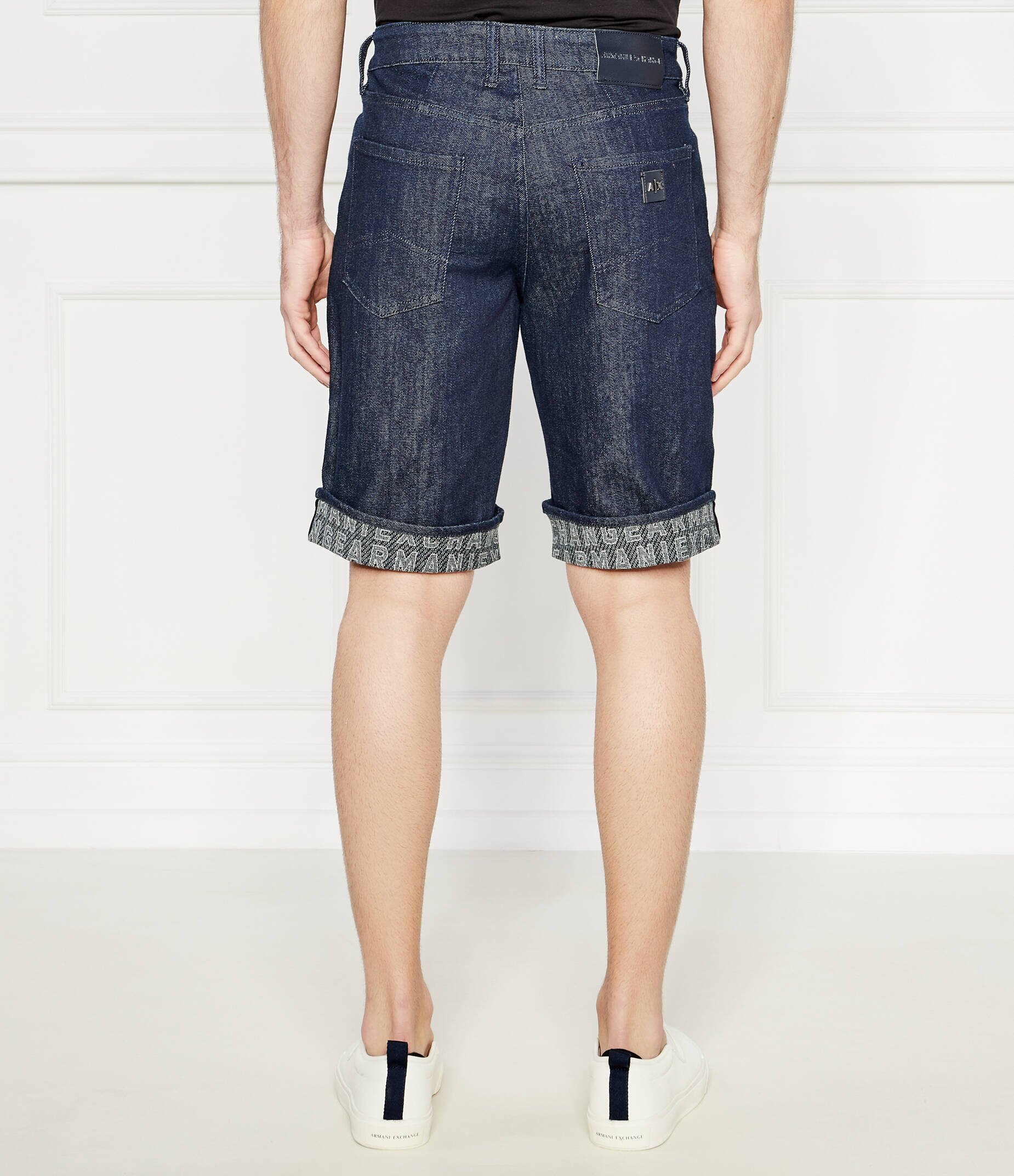 Armani Exchange De blugi pantaloni scurți | Regular Fit