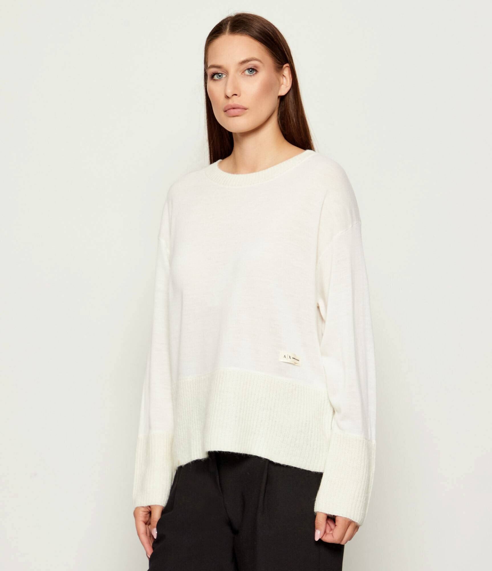Armani Exchange De lână pulover | Relaxed fit