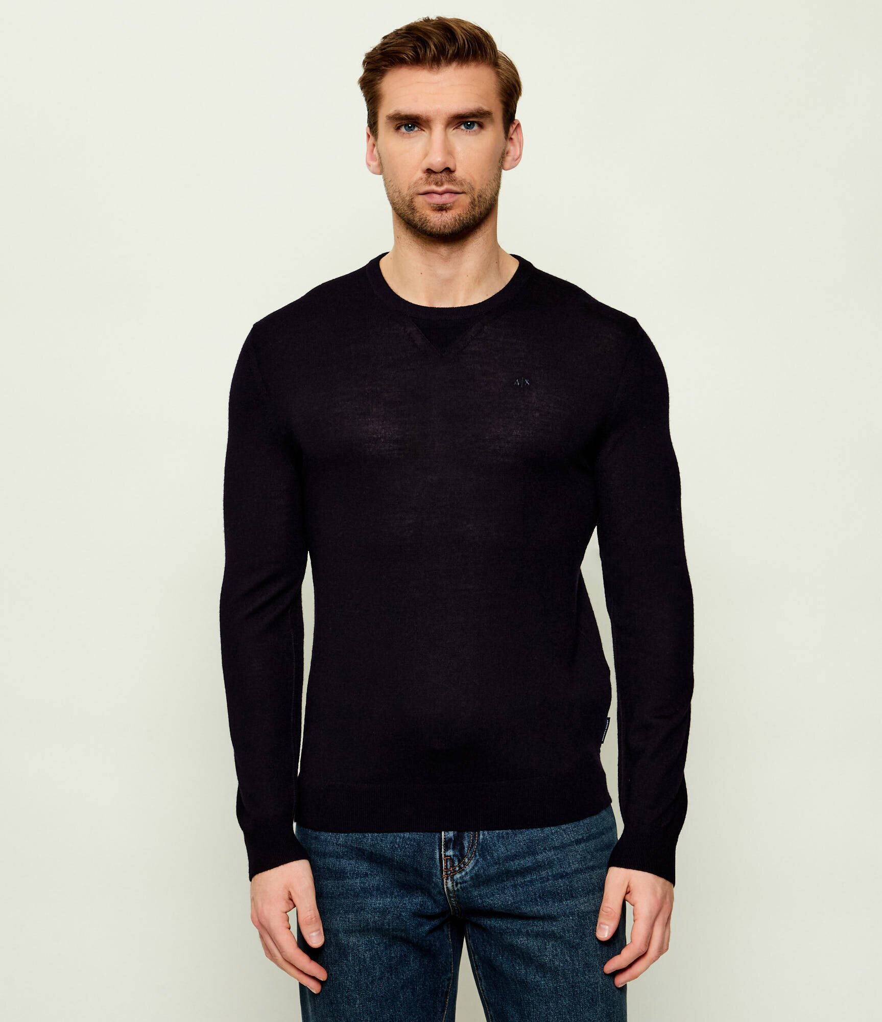 Armani Exchange De lână pulover | Slim Fit