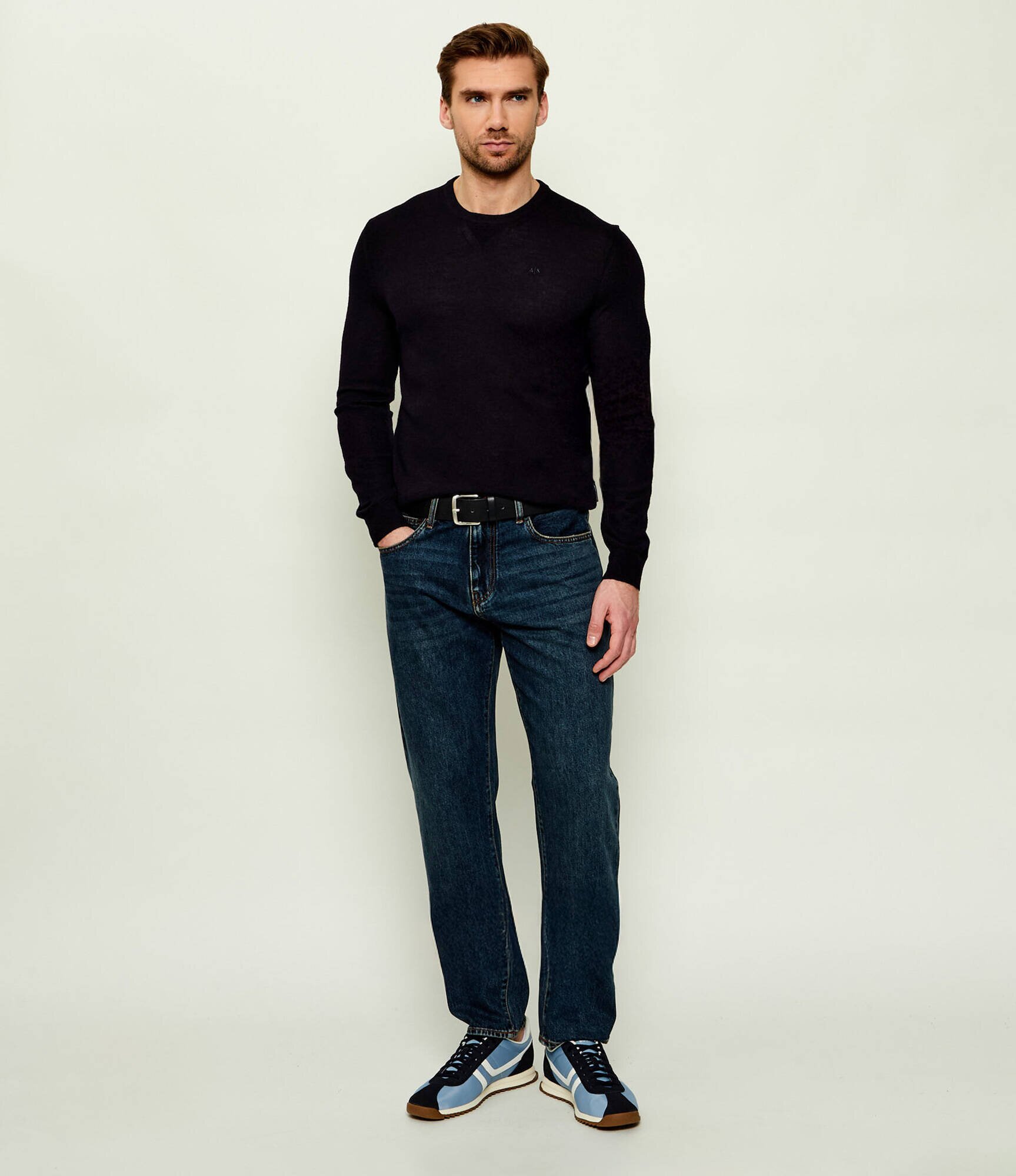Armani Exchange De lână pulover | Slim Fit