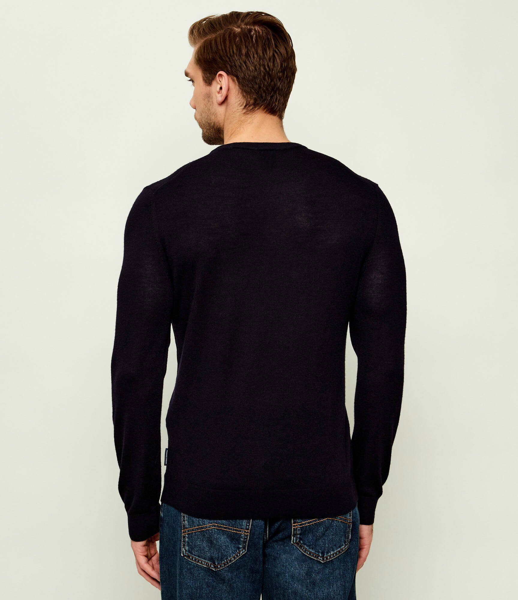 Armani Exchange De lână pulover | Slim Fit