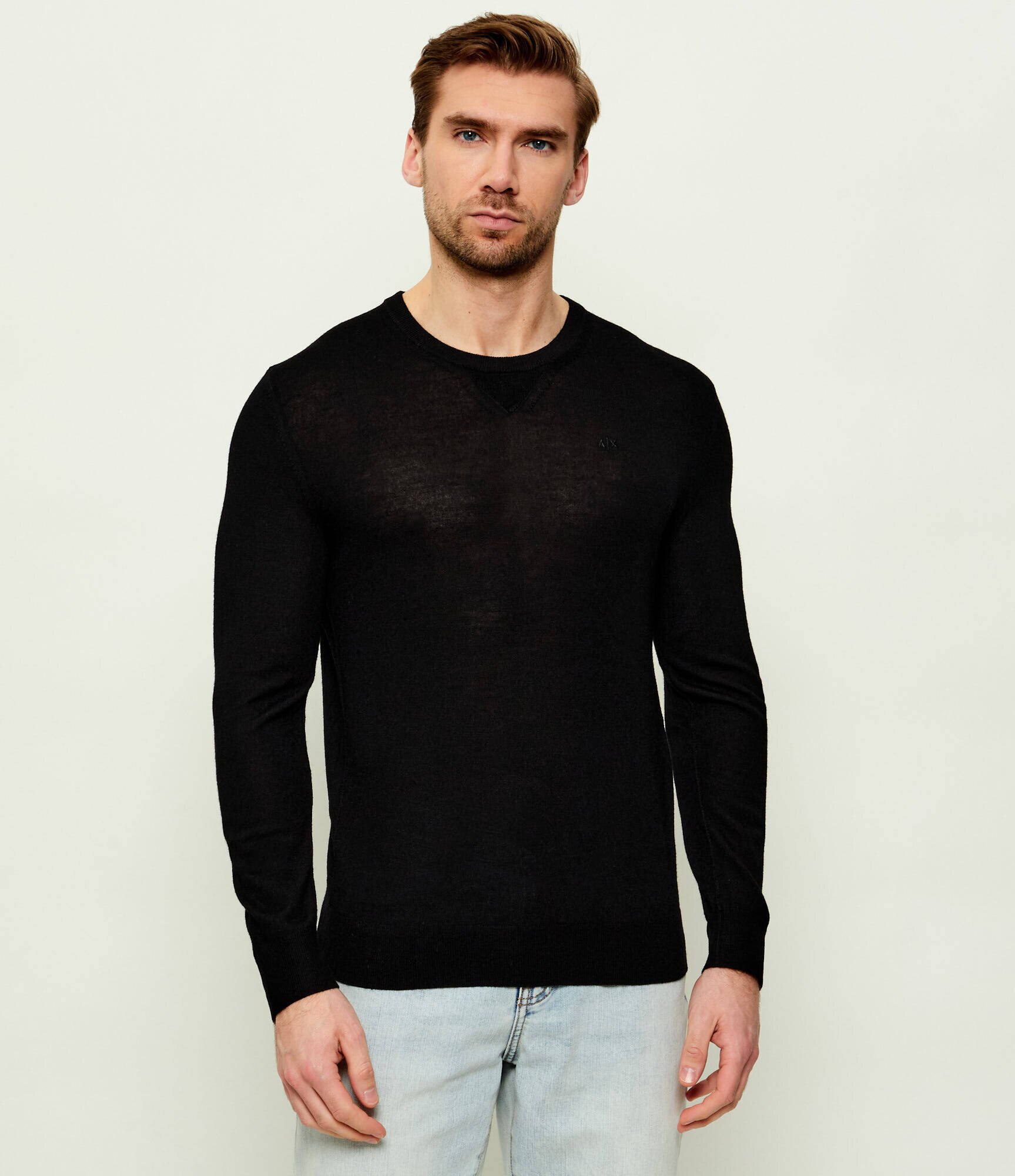Armani Exchange De lână pulover | Slim Fit