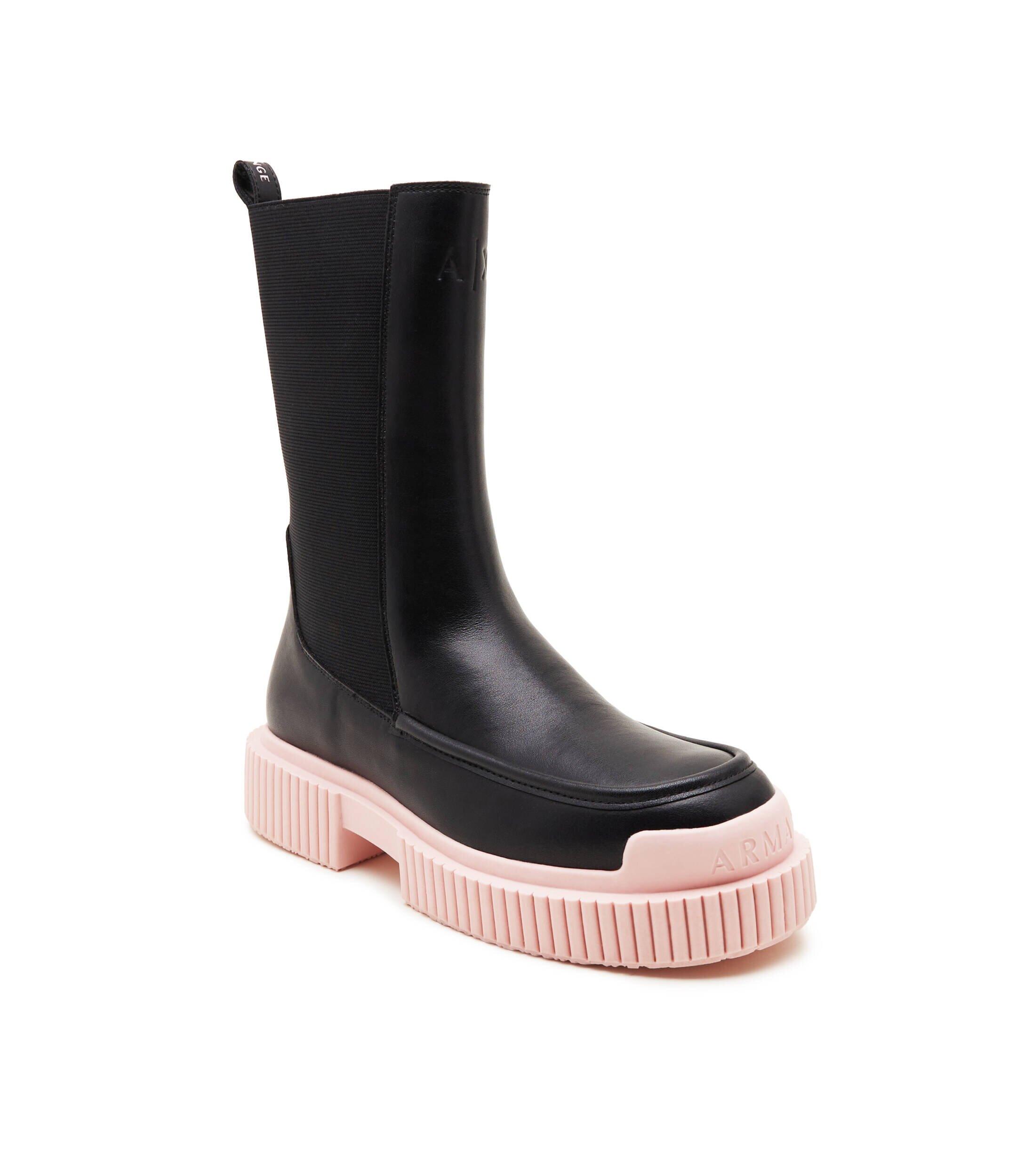 Armani Exchange De piele ghete chelsea