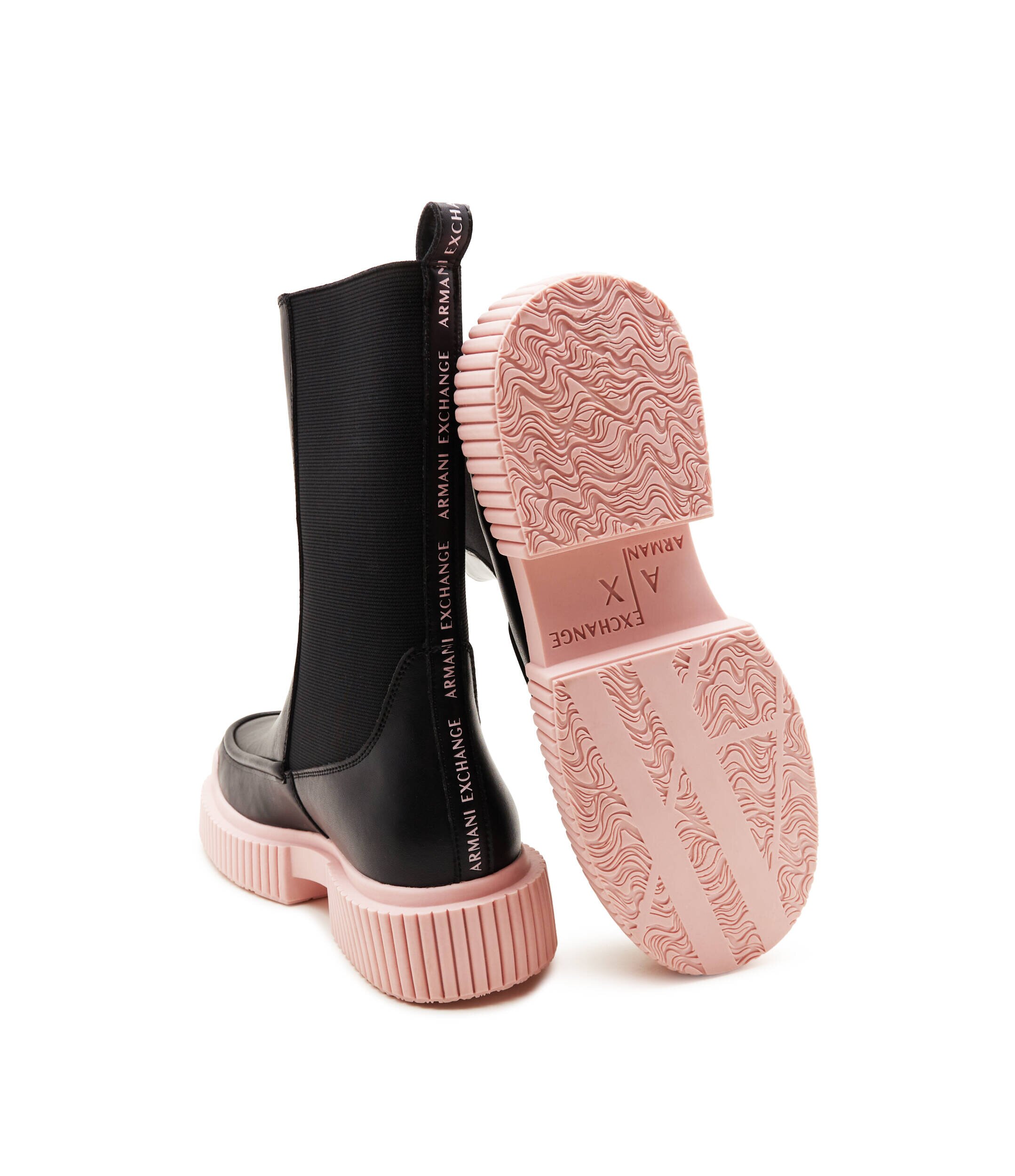 Armani Exchange De piele ghete chelsea
