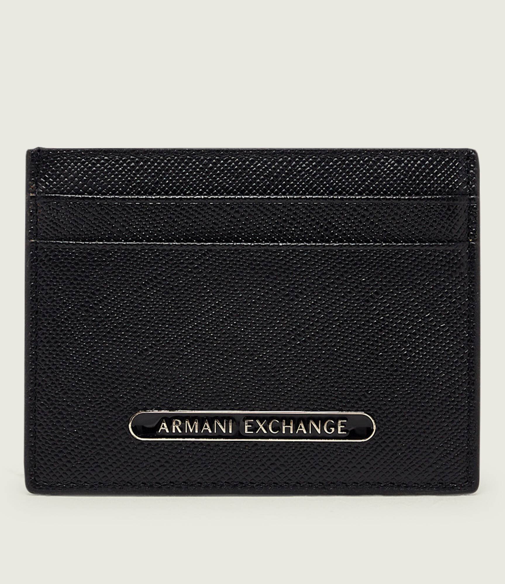 Armani Exchange De piele husă pentru carduri