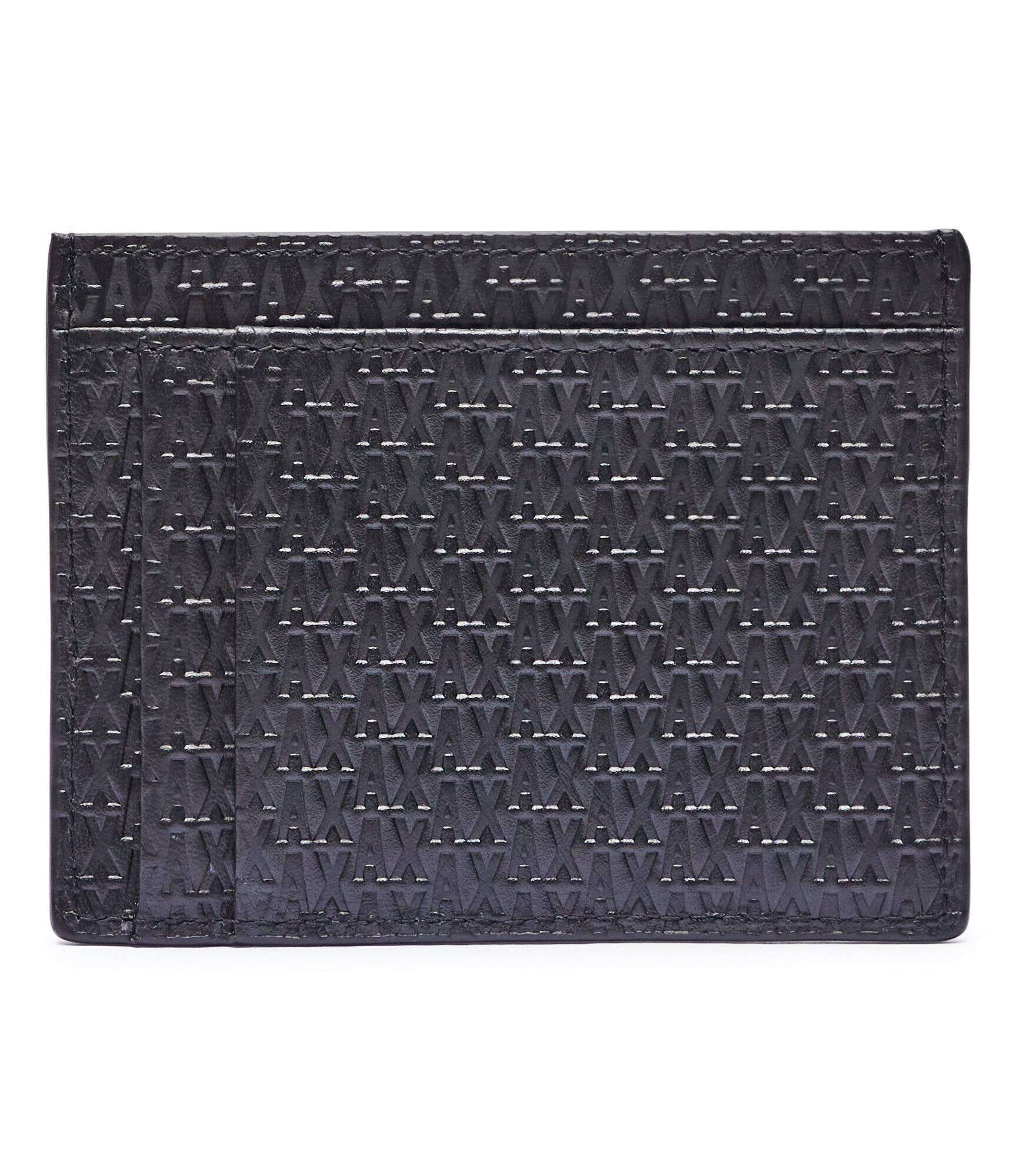 Armani Exchange De piele husă pentru carduri + breloc