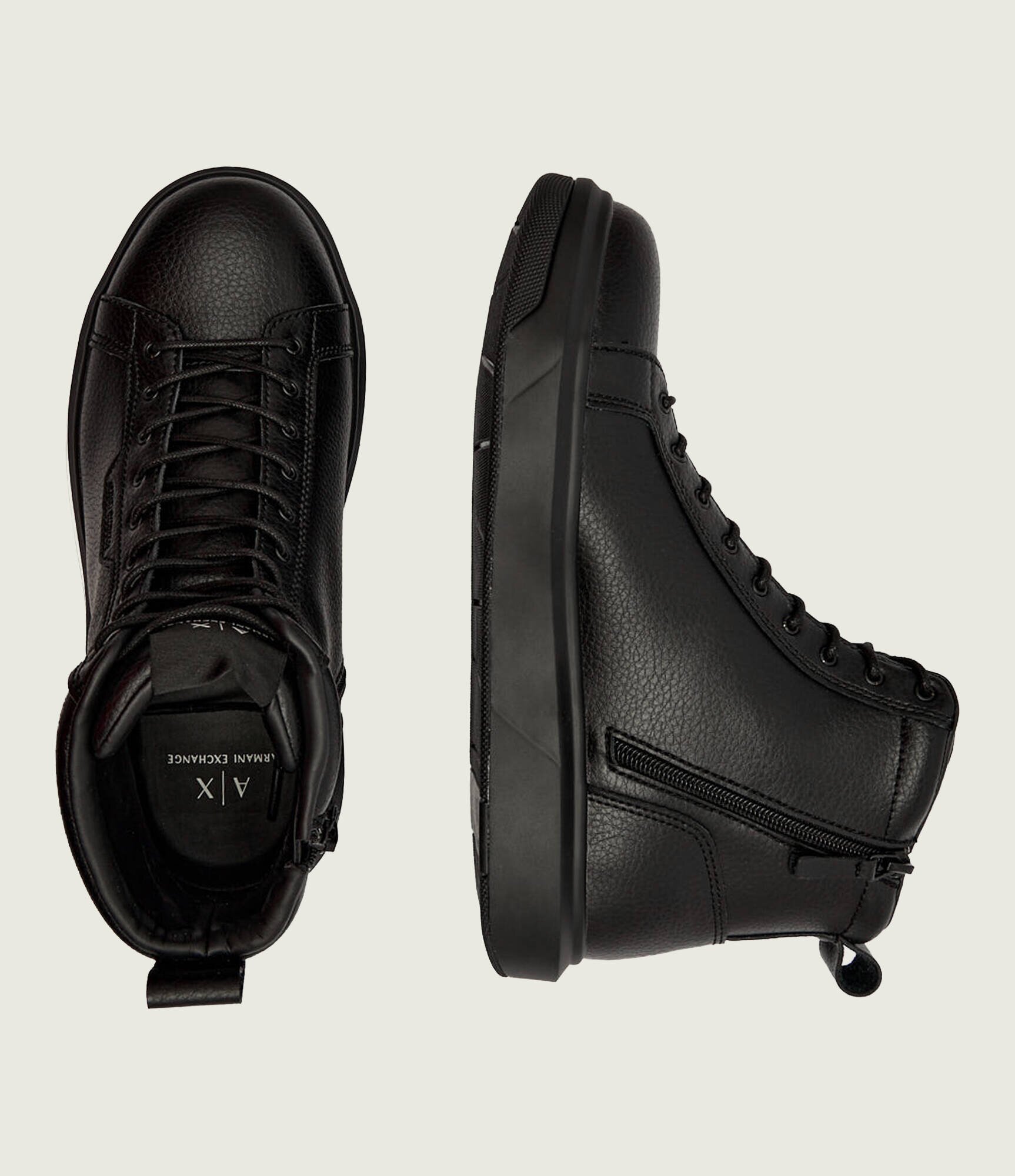 Armani Exchange De piele încălțăminte înaltă