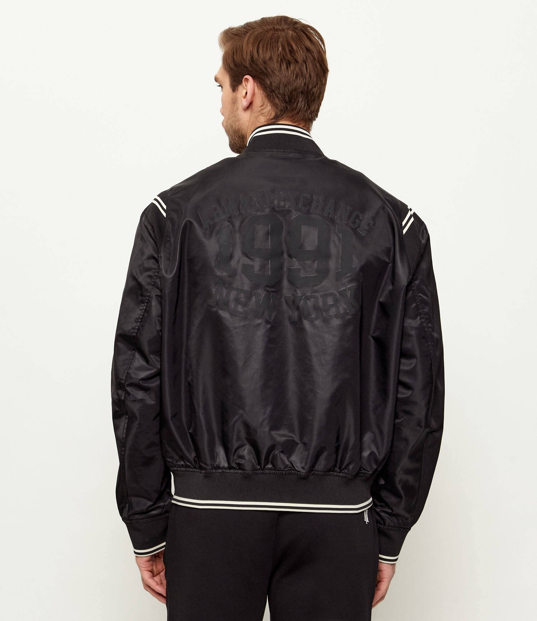 Armani Exchange De satin geacă bomber | regular fit