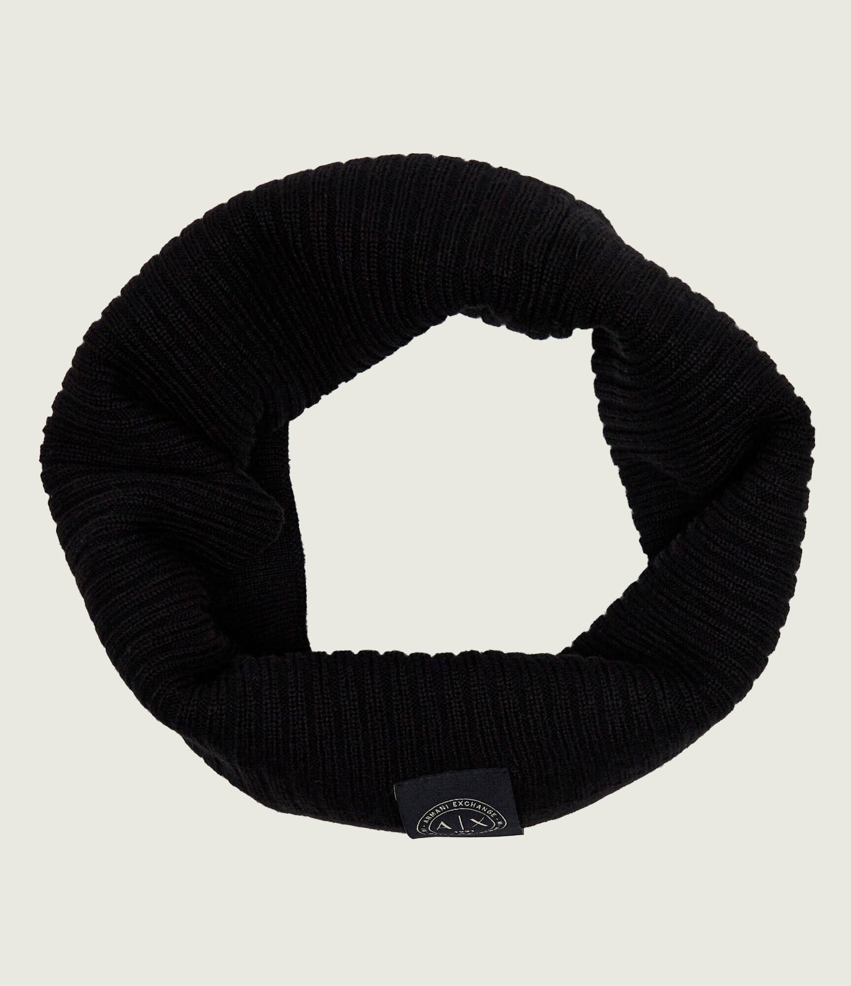 Armani Exchange Fular circular cu adaos de lână