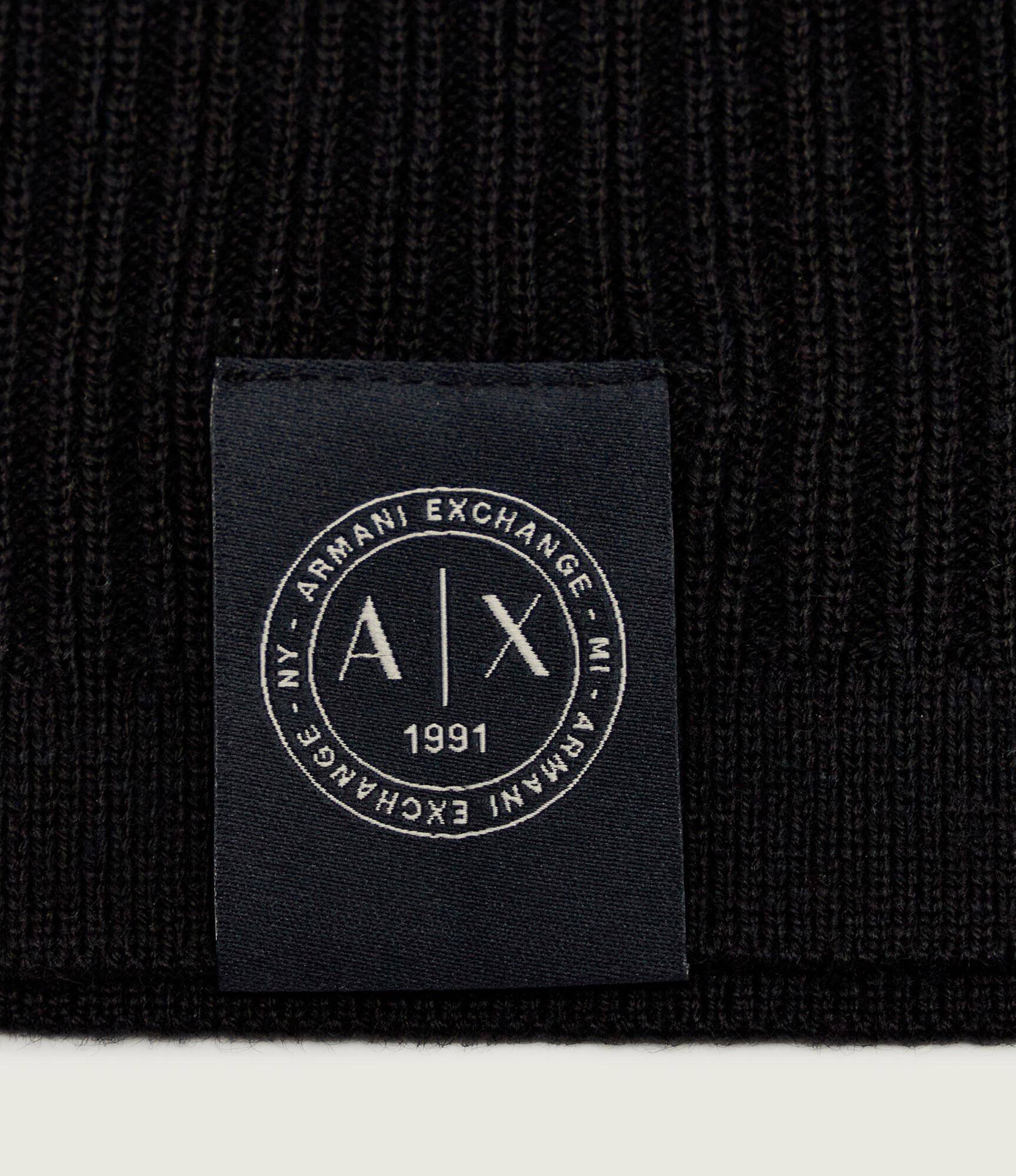 Armani Exchange Fular circular cu adaos de lână
