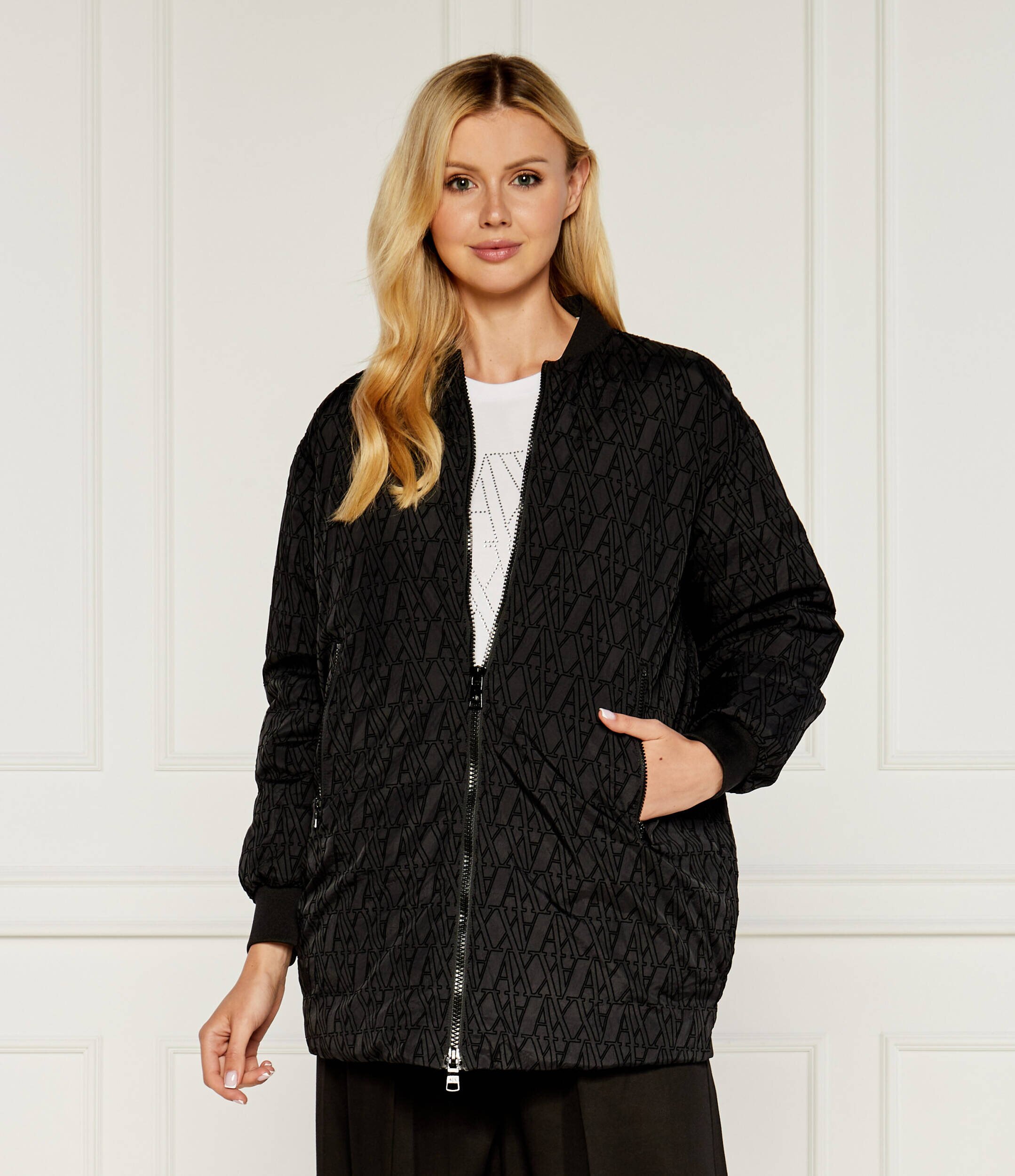 Armani Exchange Geacă bomber | Relaxed fit