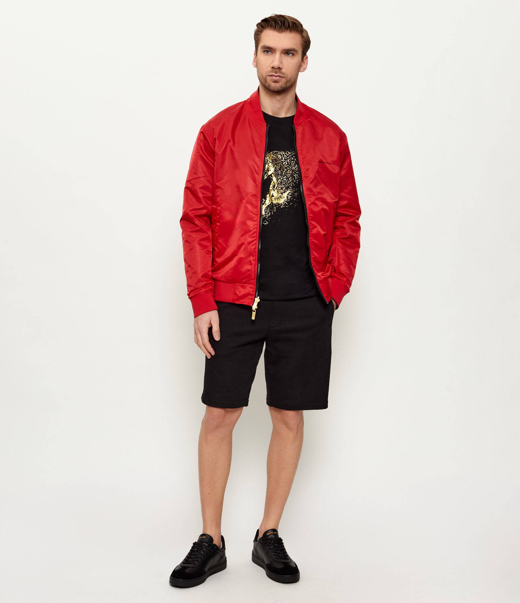 Armani Exchange Geacă cu două fețe bomber | regular fit