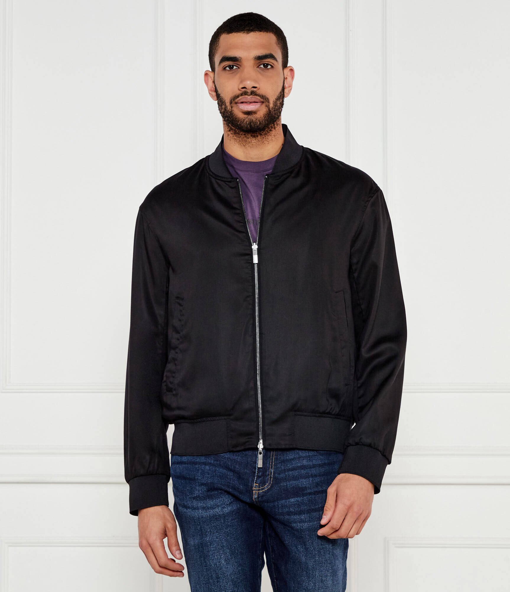 Armani Exchange Geacă cu două fețe bomber | regular fit