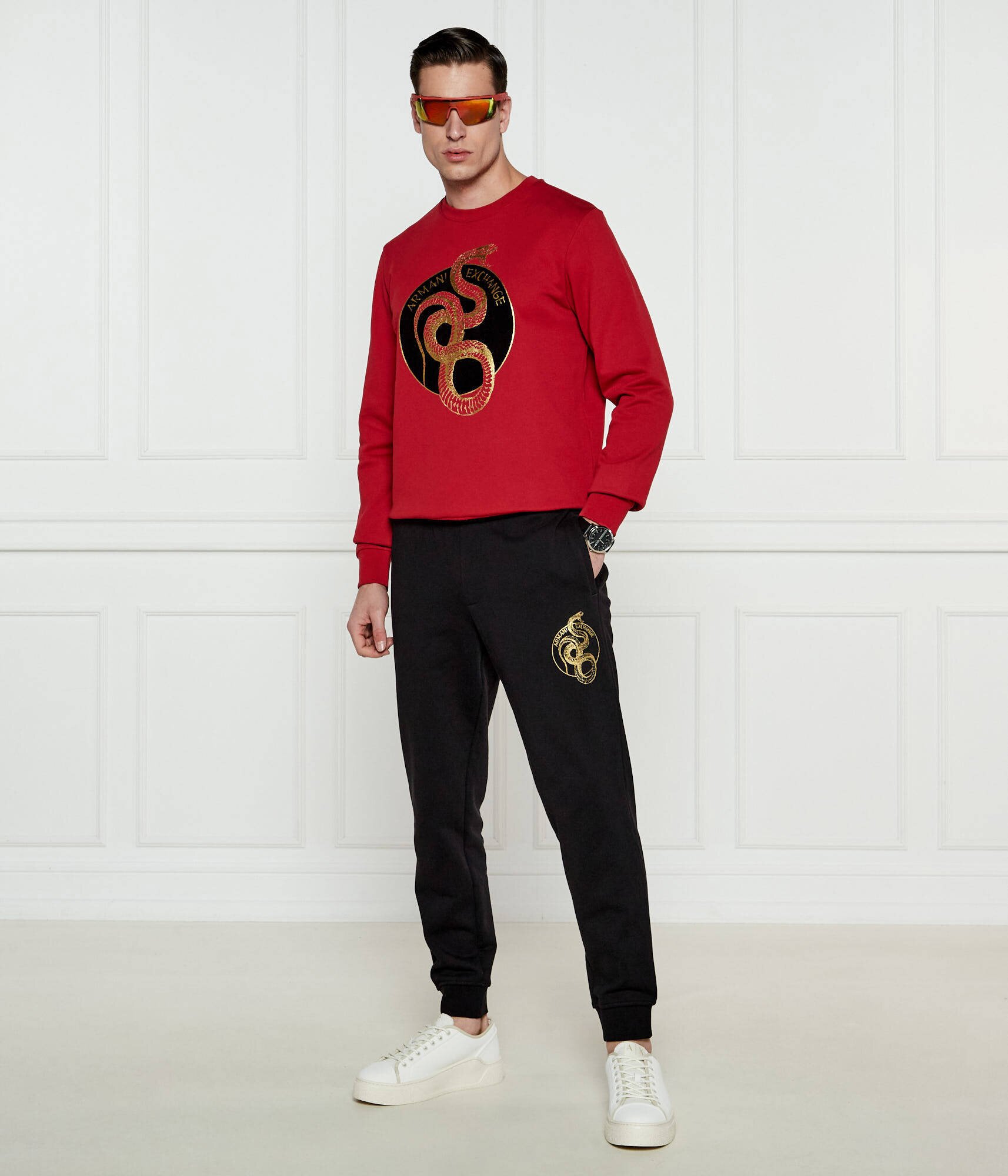Armani Exchange Pantaloni de trening | Regular Fit