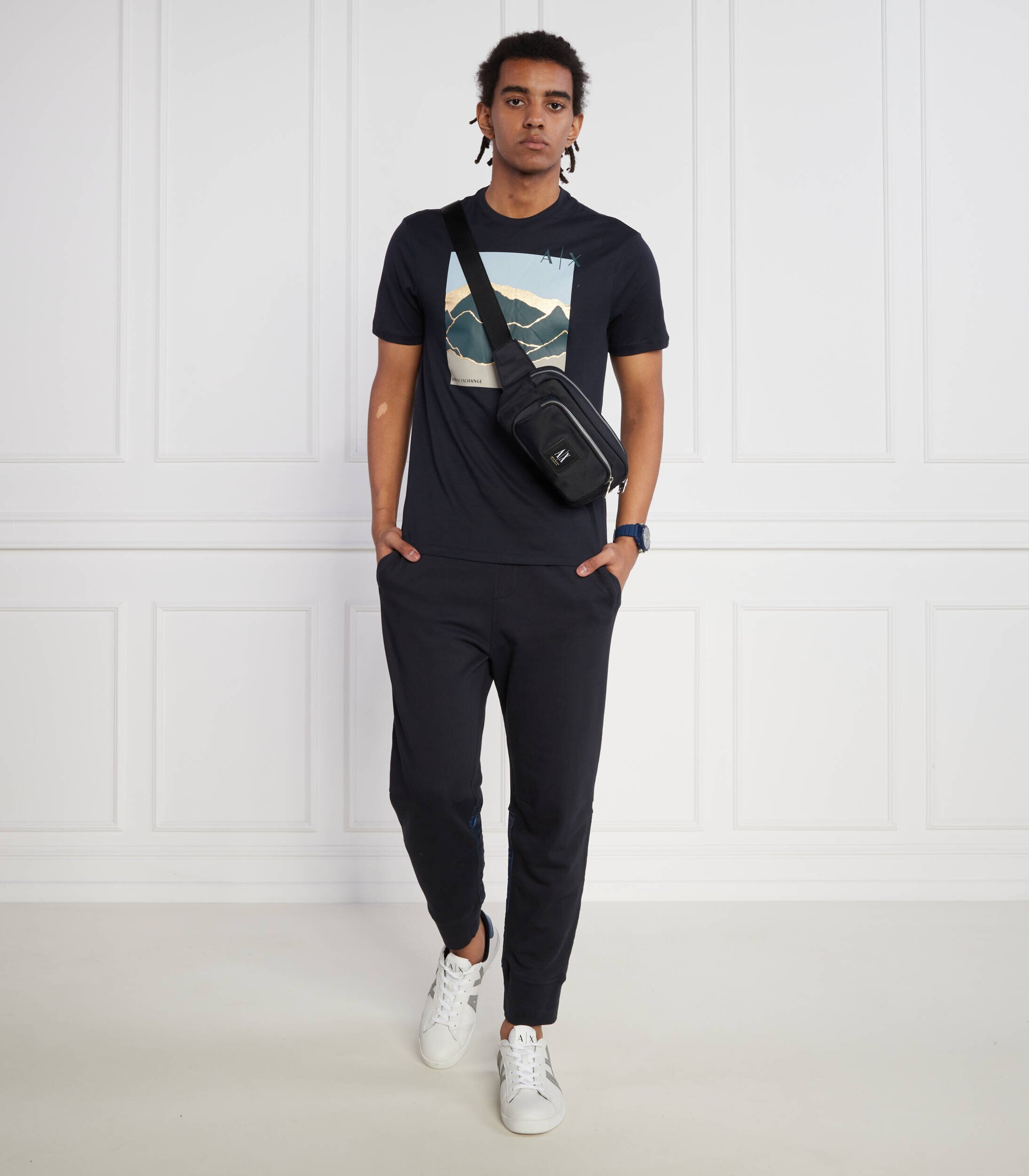 Armani Exchange Pantaloni de trening | Regular Fit