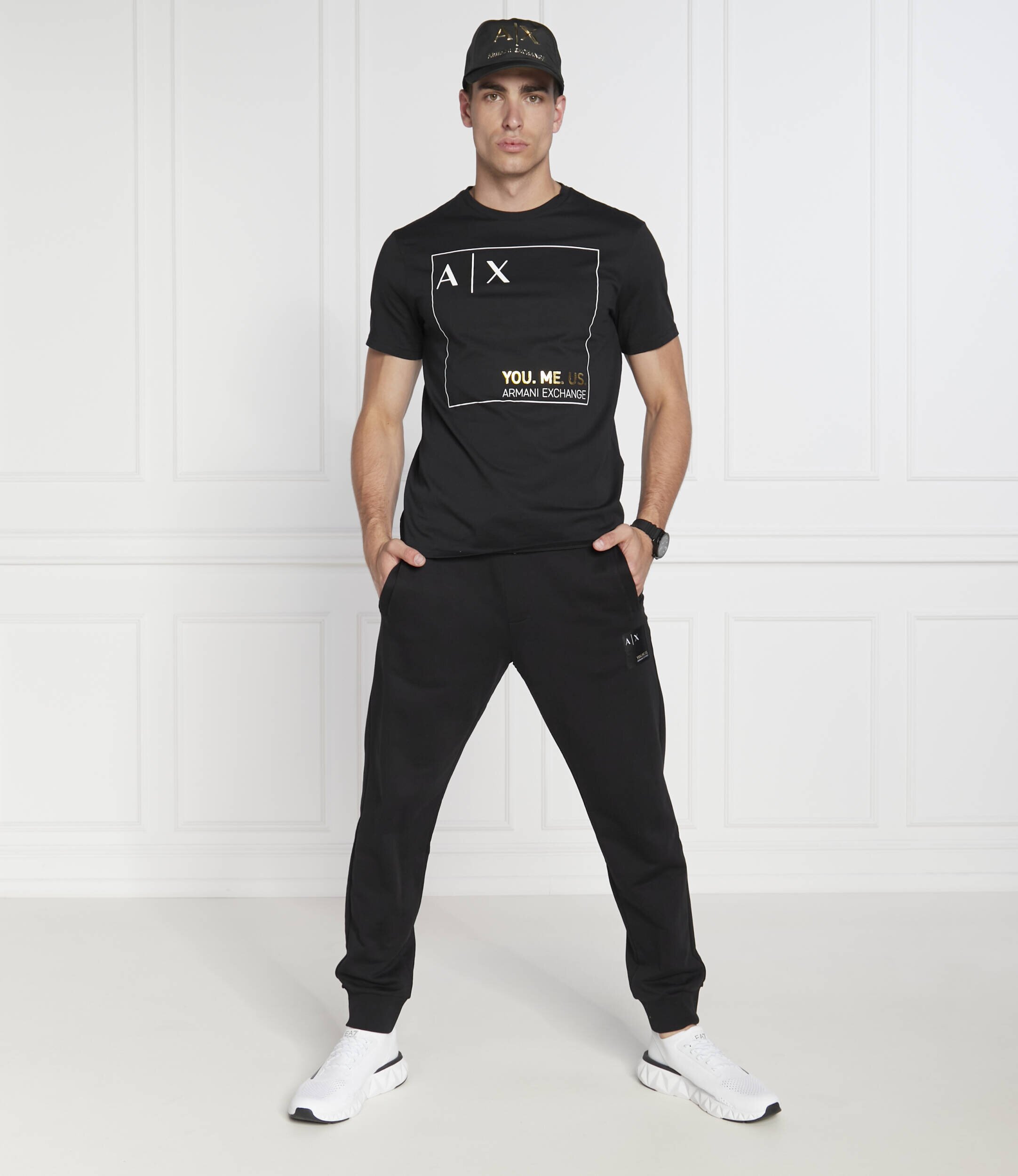 Armani Exchange Pantaloni de trening | Regular Fit