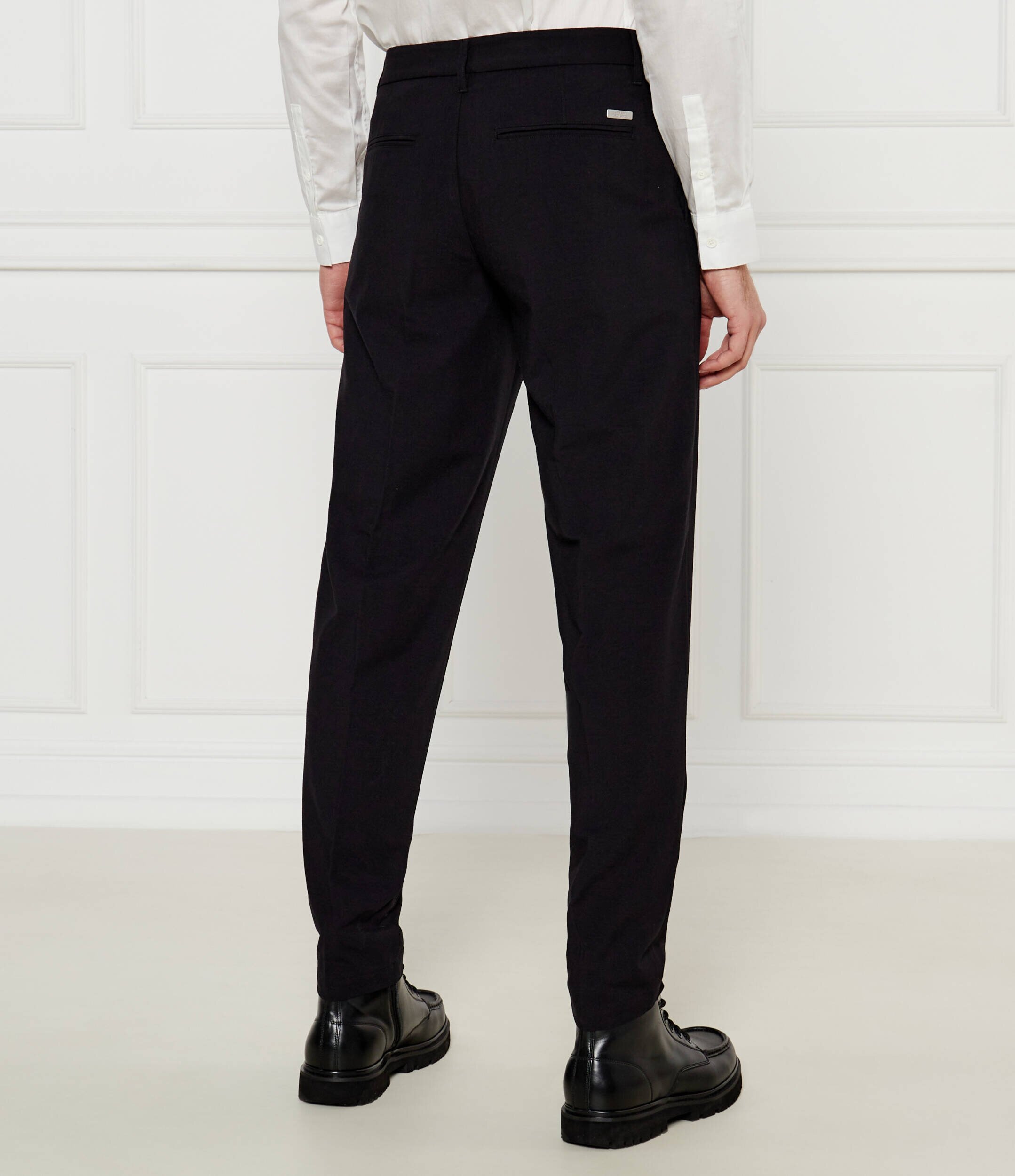 Armani Exchange Pantaloni | Slim Fit cu adaos de lână