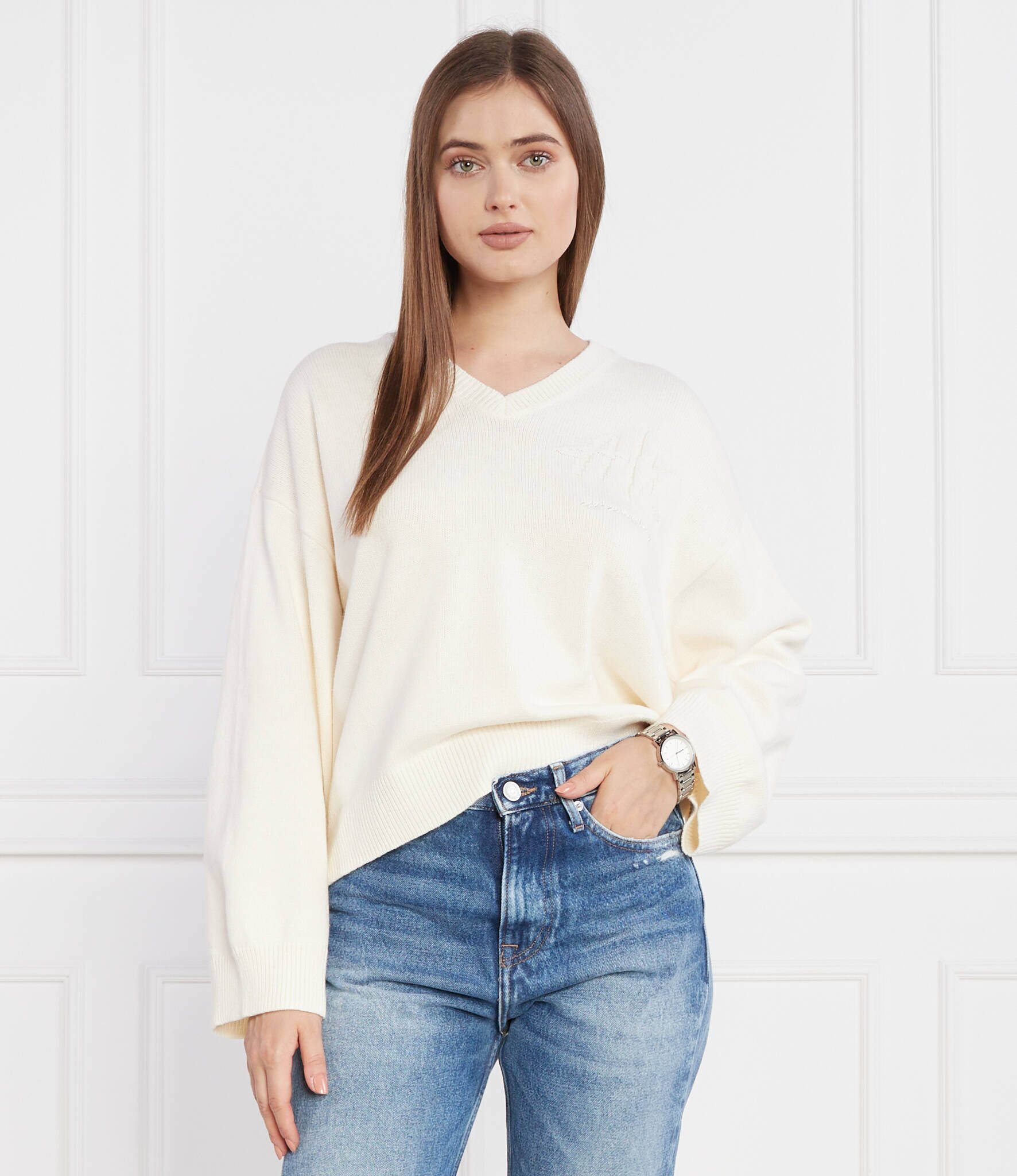 Armani Exchange Pulover PULLOVER | Loose fit
