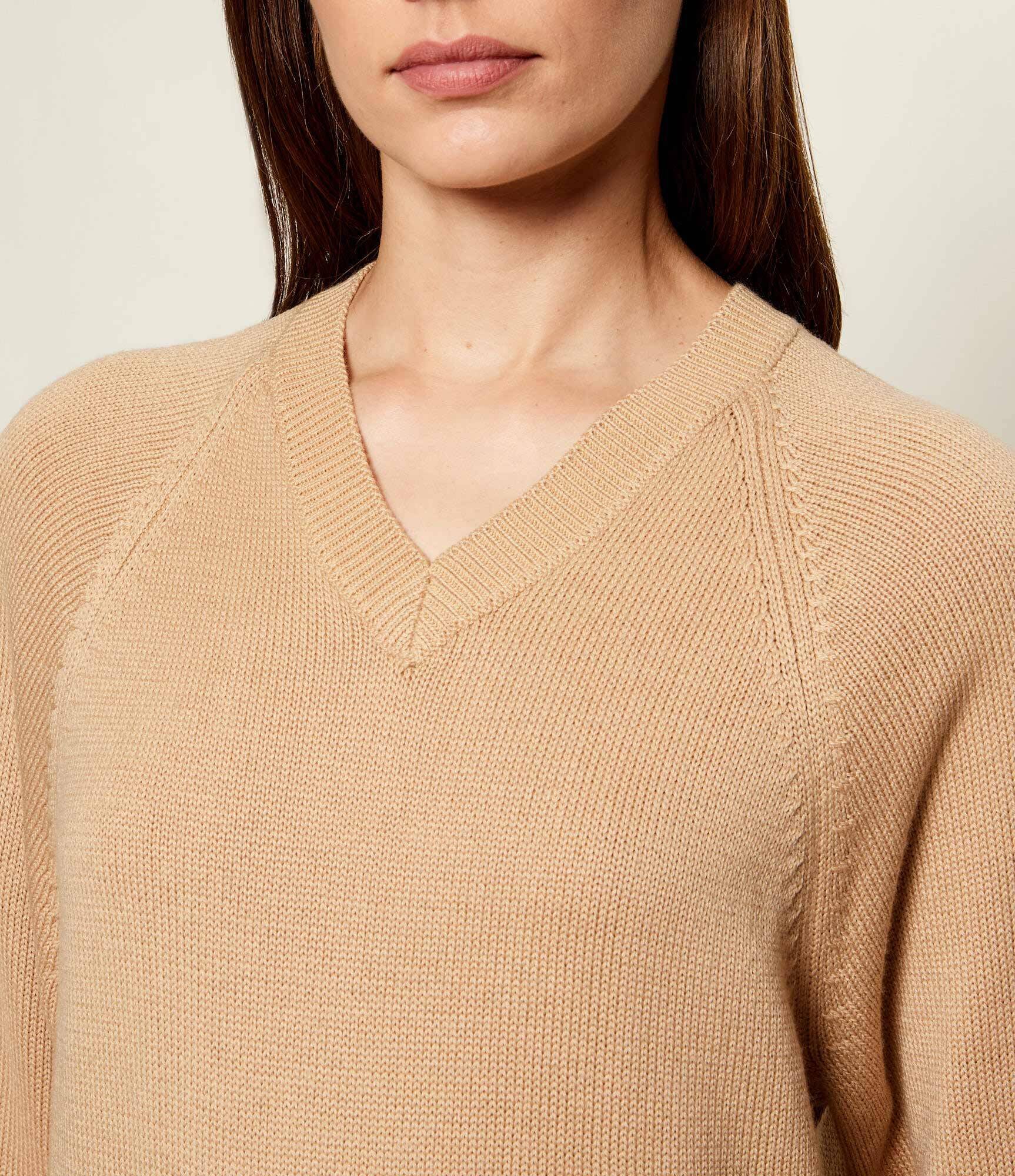 Armani Exchange Pulover | regular fit cu adaos de lână