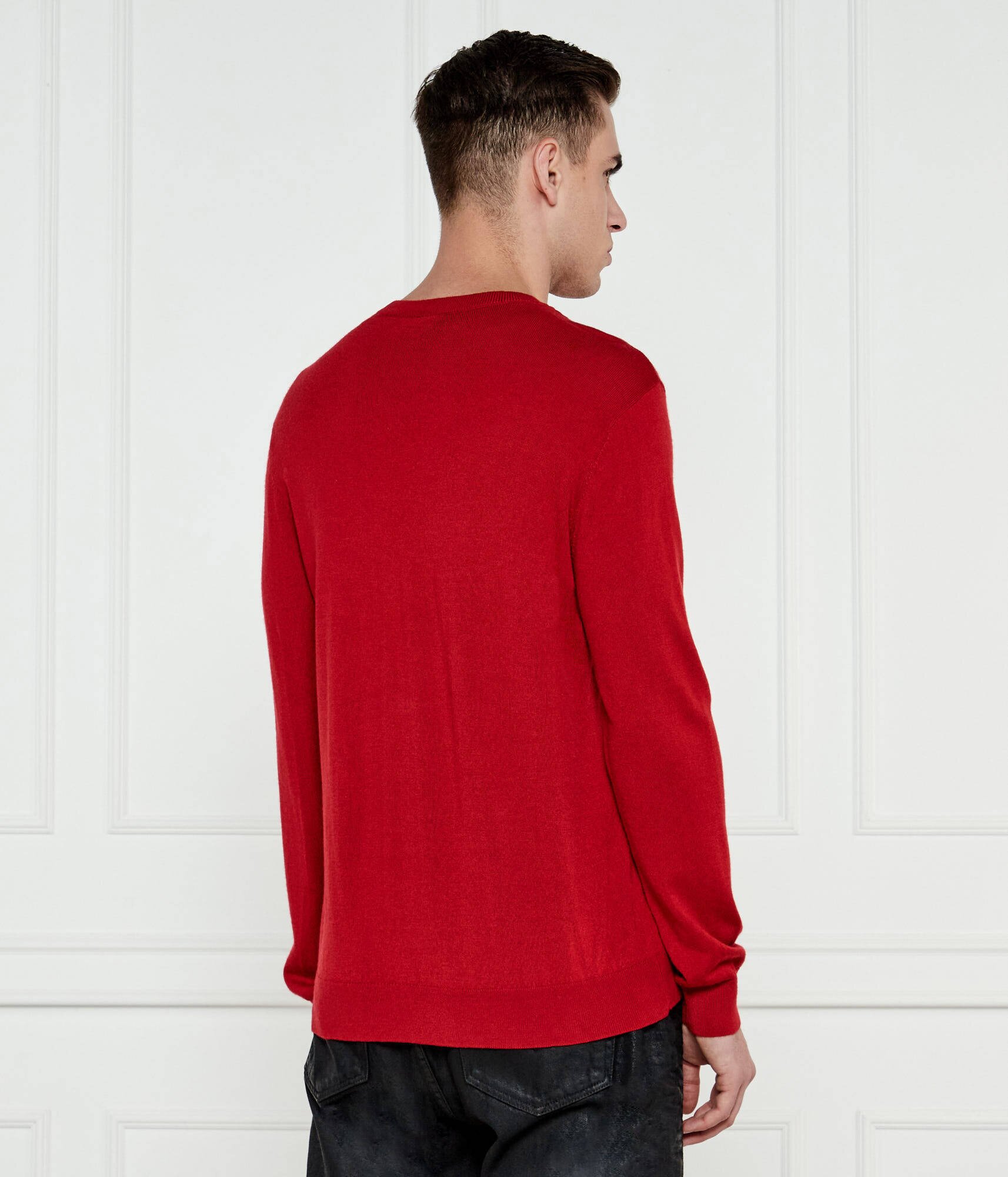 Armani Exchange Pulover | Regular Fit cu adaos de lână