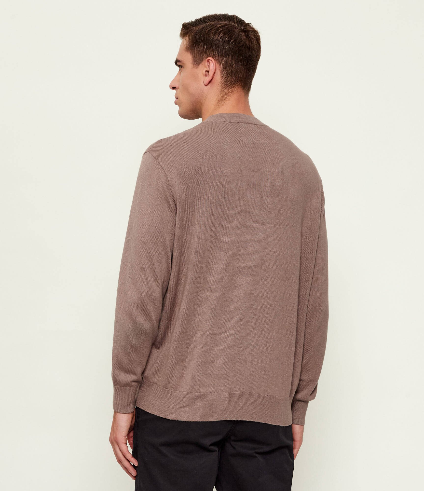 Armani Exchange Pulover | regular fit cu adaos de mătase