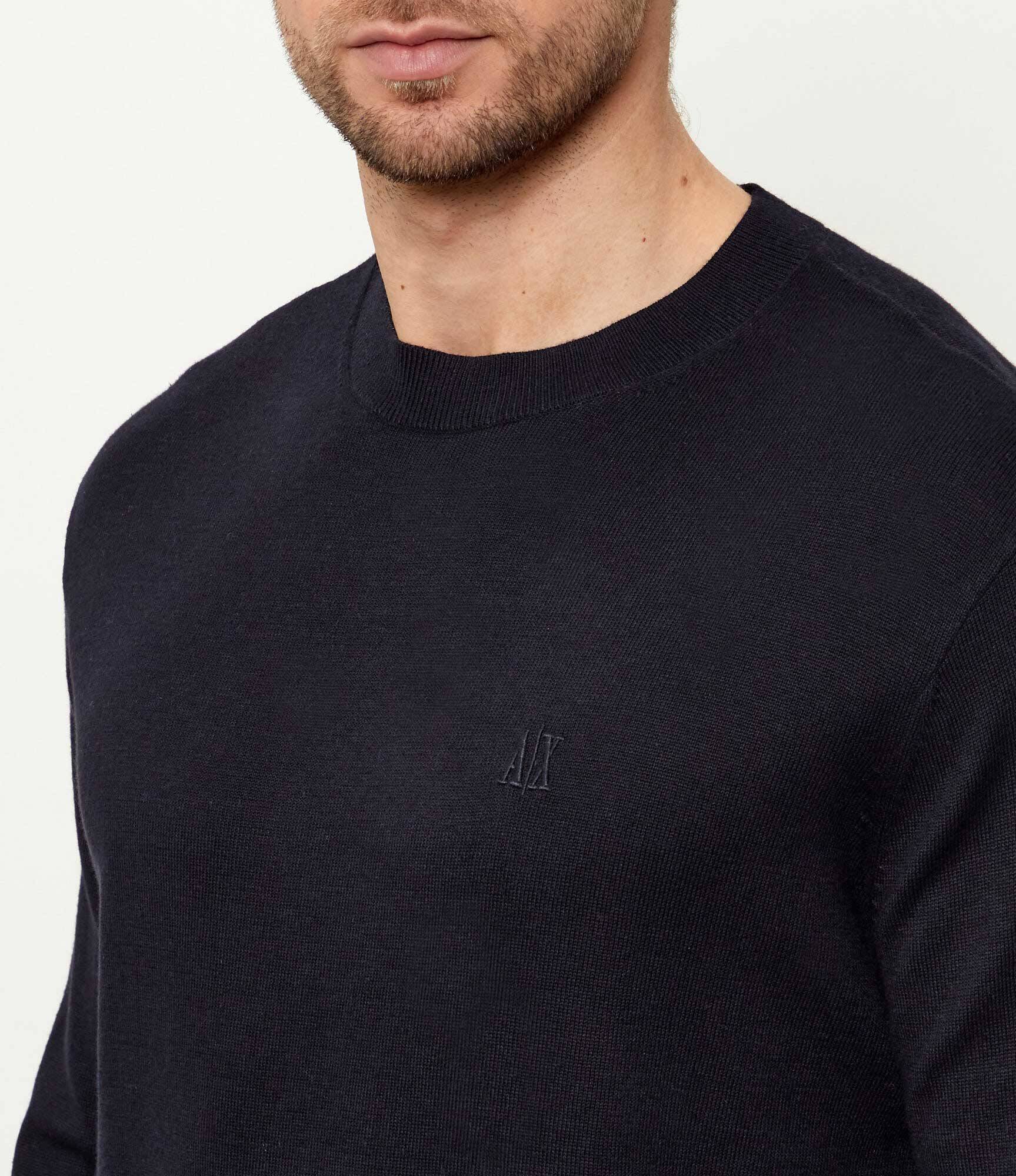 Armani Exchange Pulover | regular fit cu adaos de mătase