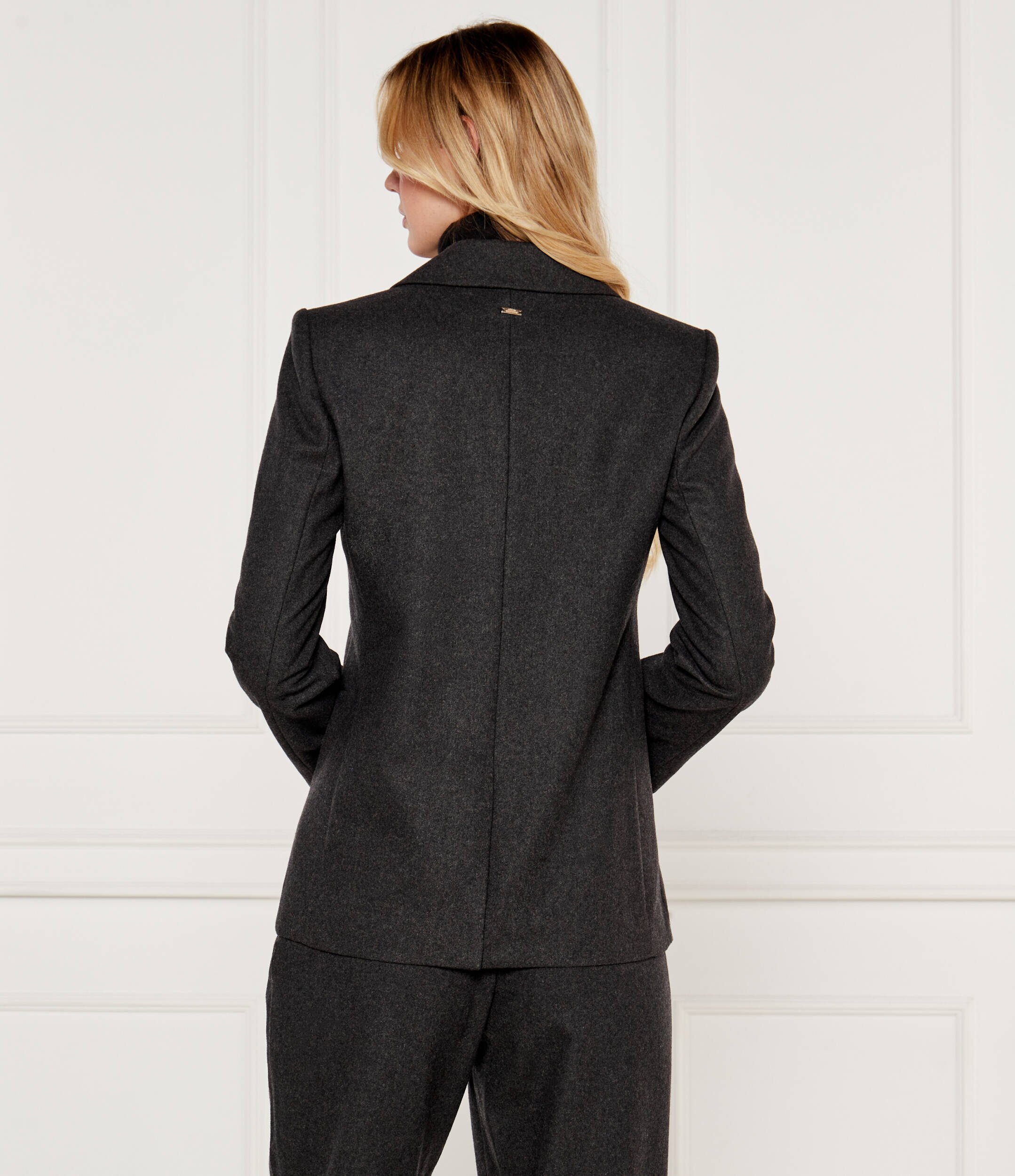 Armani Exchange Sacou | Regular Fit cu adaos de lână