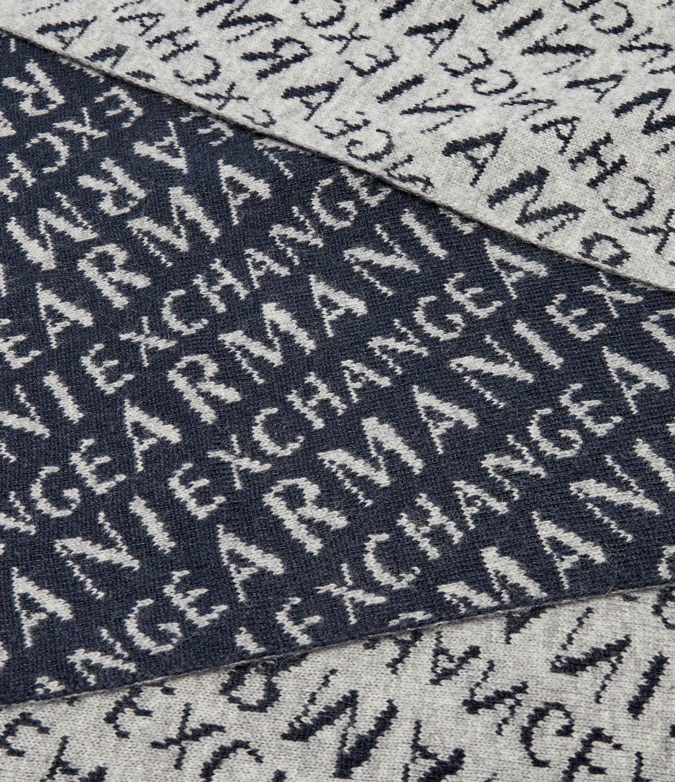 Armani Exchange Șal cu adaos de lână