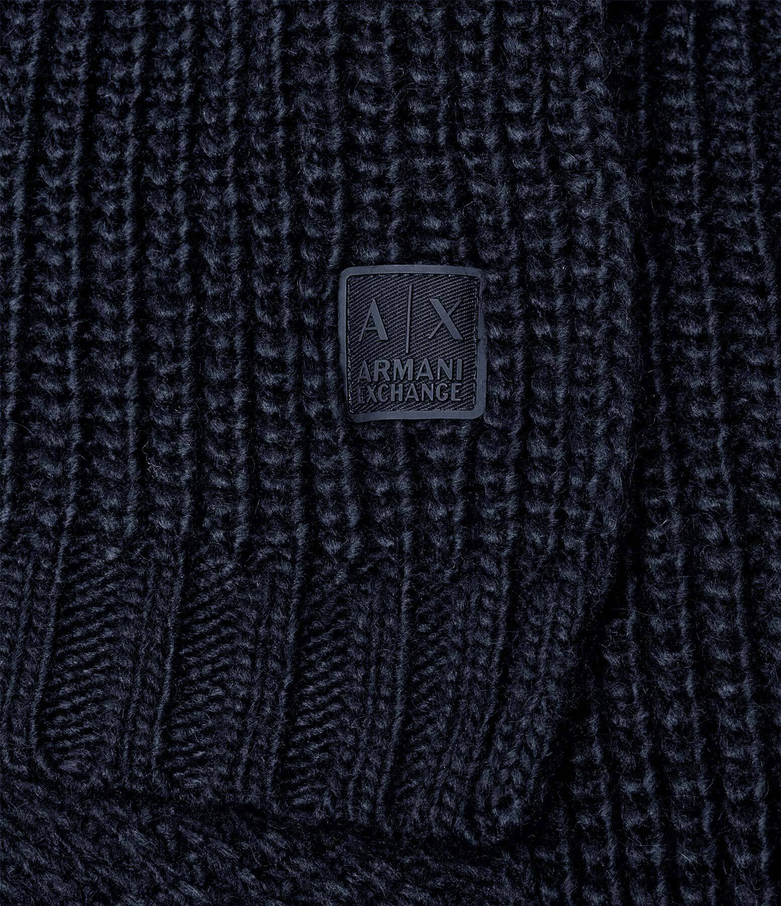 Armani Exchange Șal cu adaos de lână