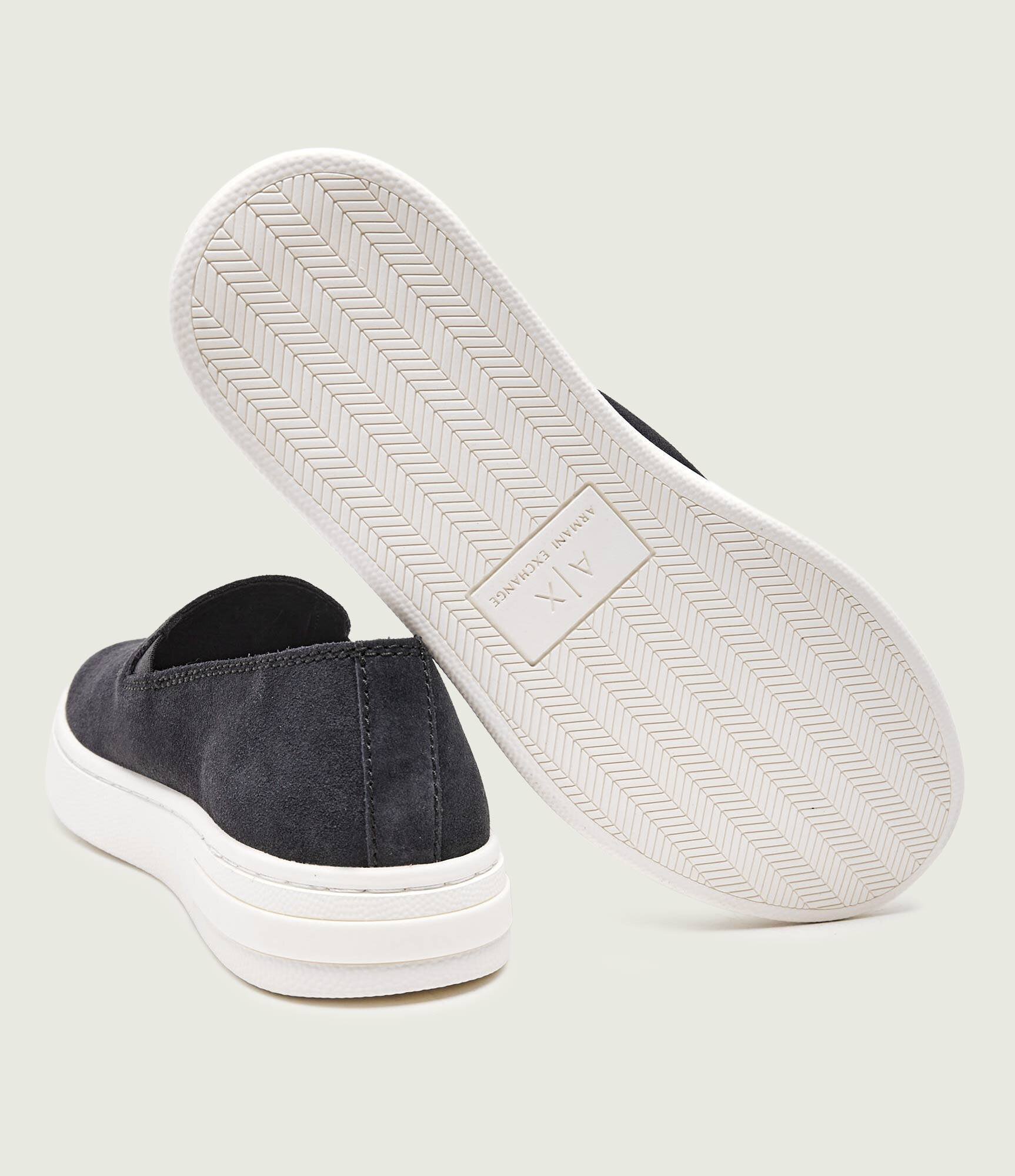 Armani Exchange Slip on | piele întoarsă