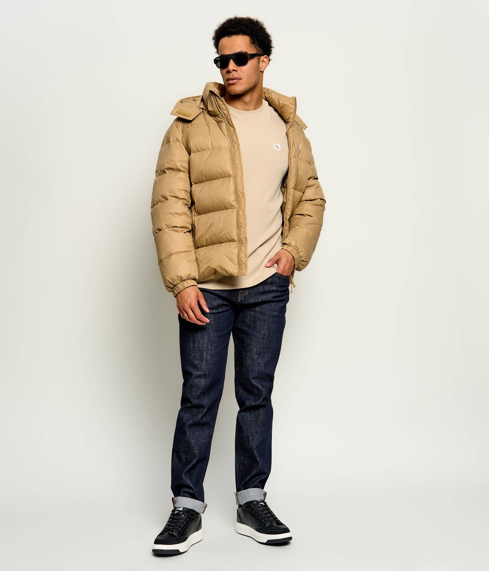 Armani Exchange Sneakers cu adaos de piele