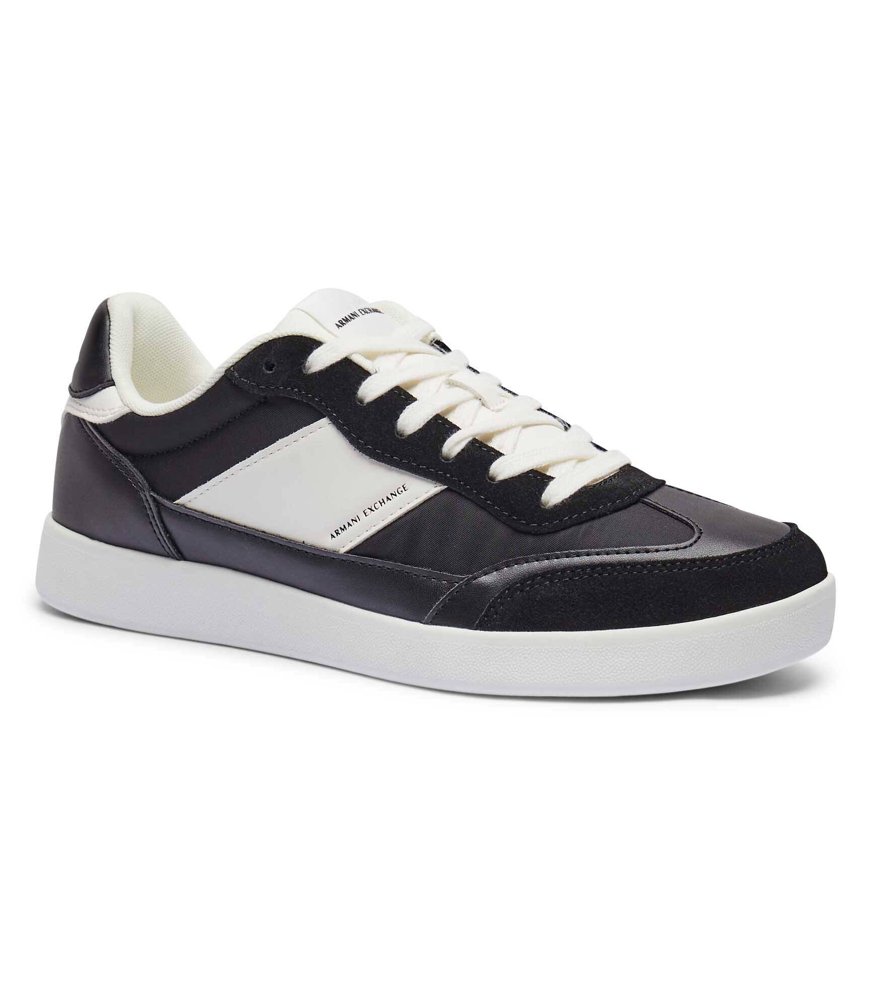 Armani Exchange Sneakers cu adaos de piele