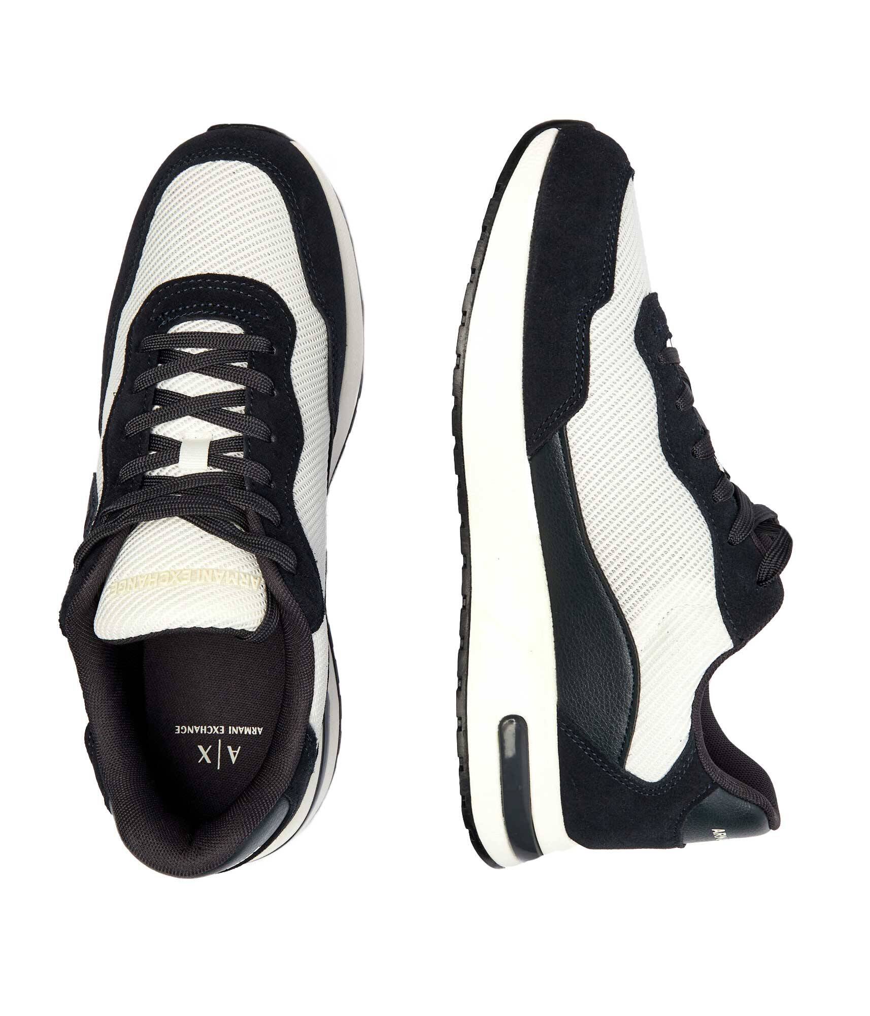 Armani Exchange Sneakers ENGLISH cu adaos de piele