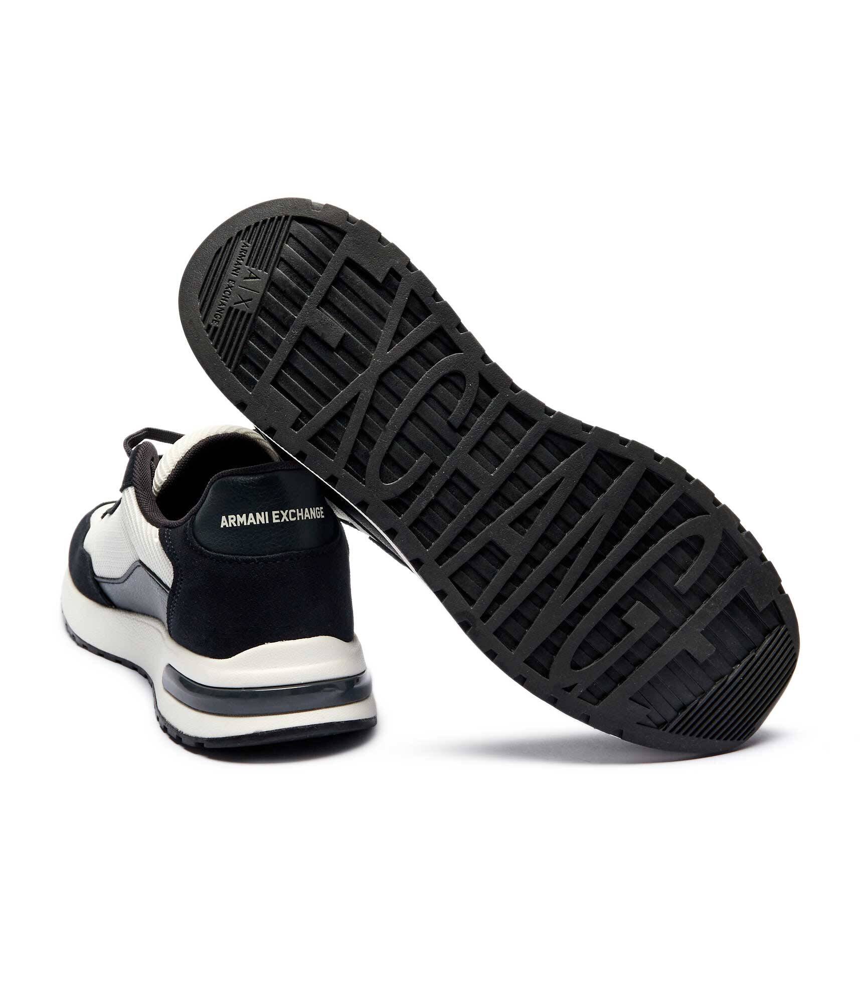 Armani Exchange Sneakers ENGLISH cu adaos de piele