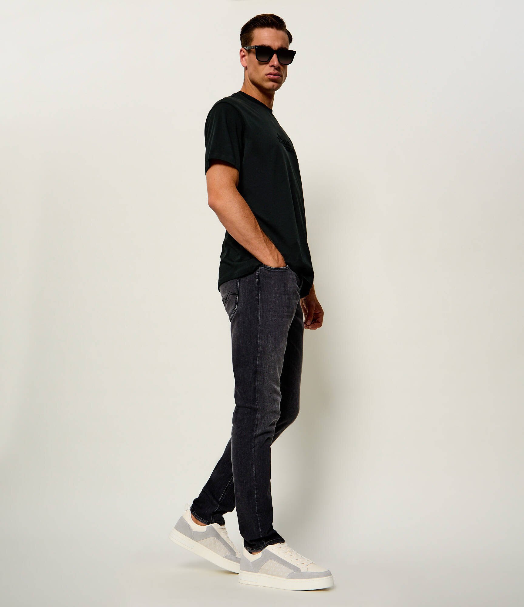 Armani Exchange Sneakers | piele întoarsă