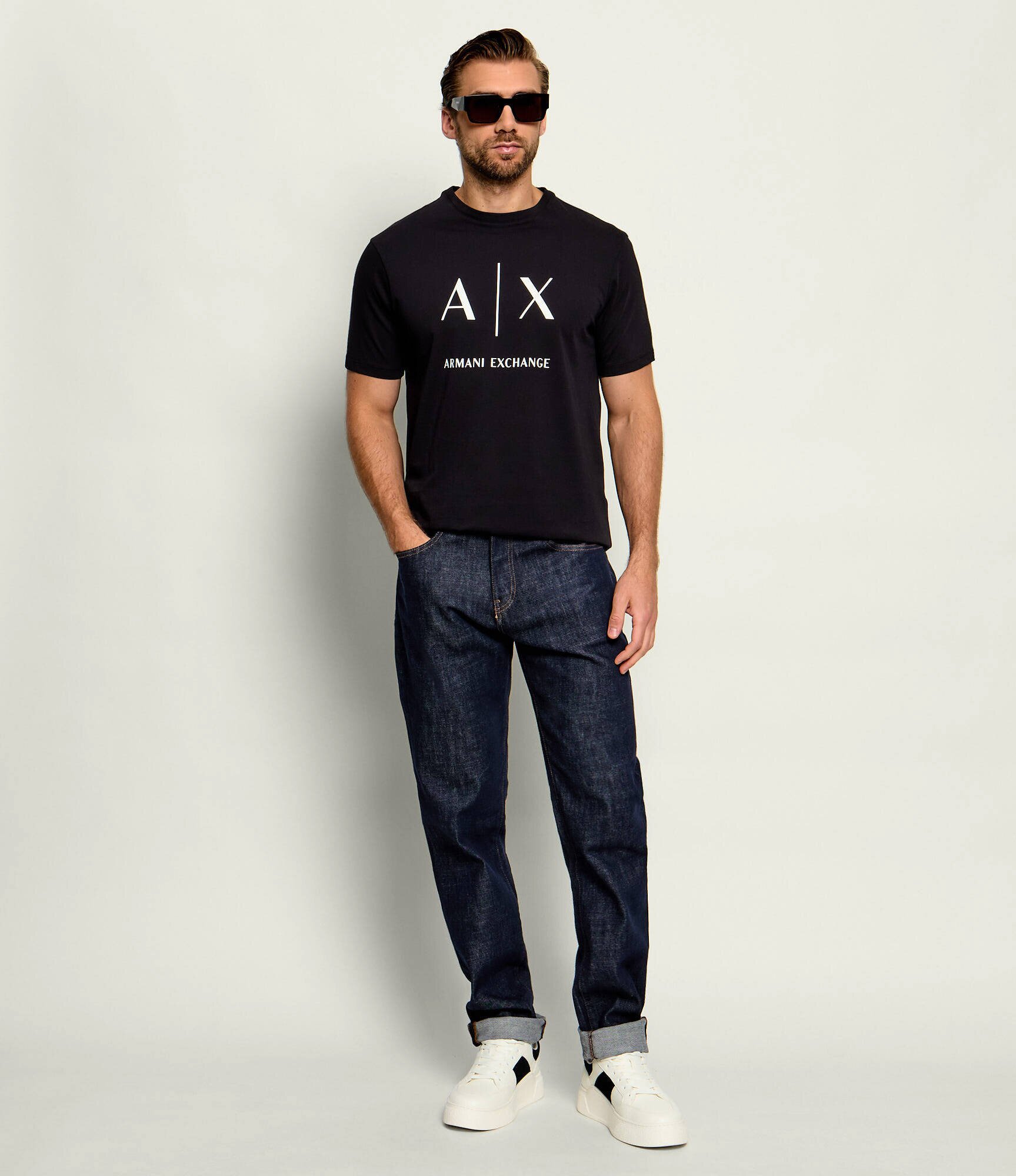 Armani Exchange Sneakers | piele întoarsă