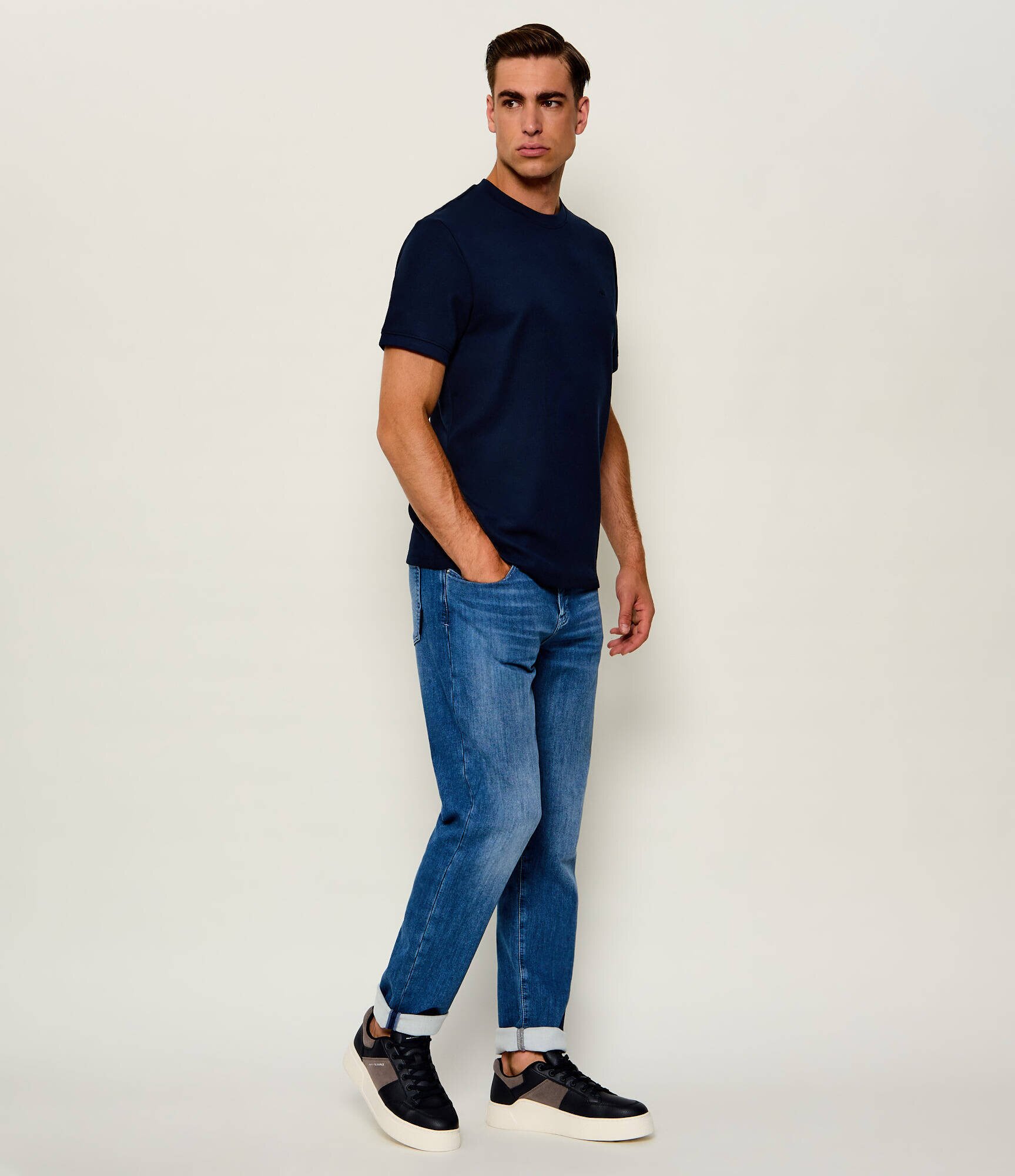 Armani Exchange Sneakers | piele întoarsă