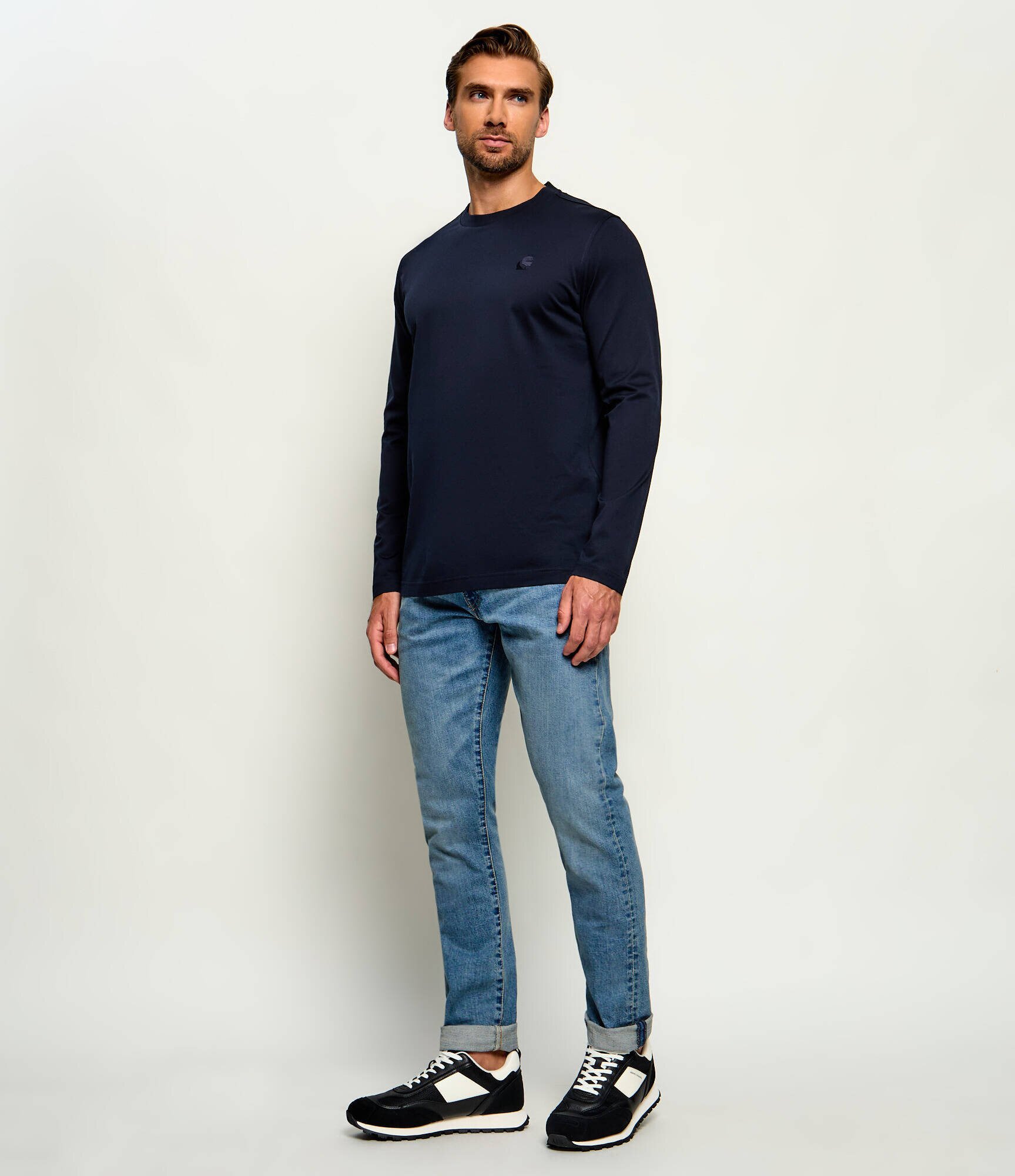 Armani Exchange Sneakers | piele întoarsă cu adaos de piele