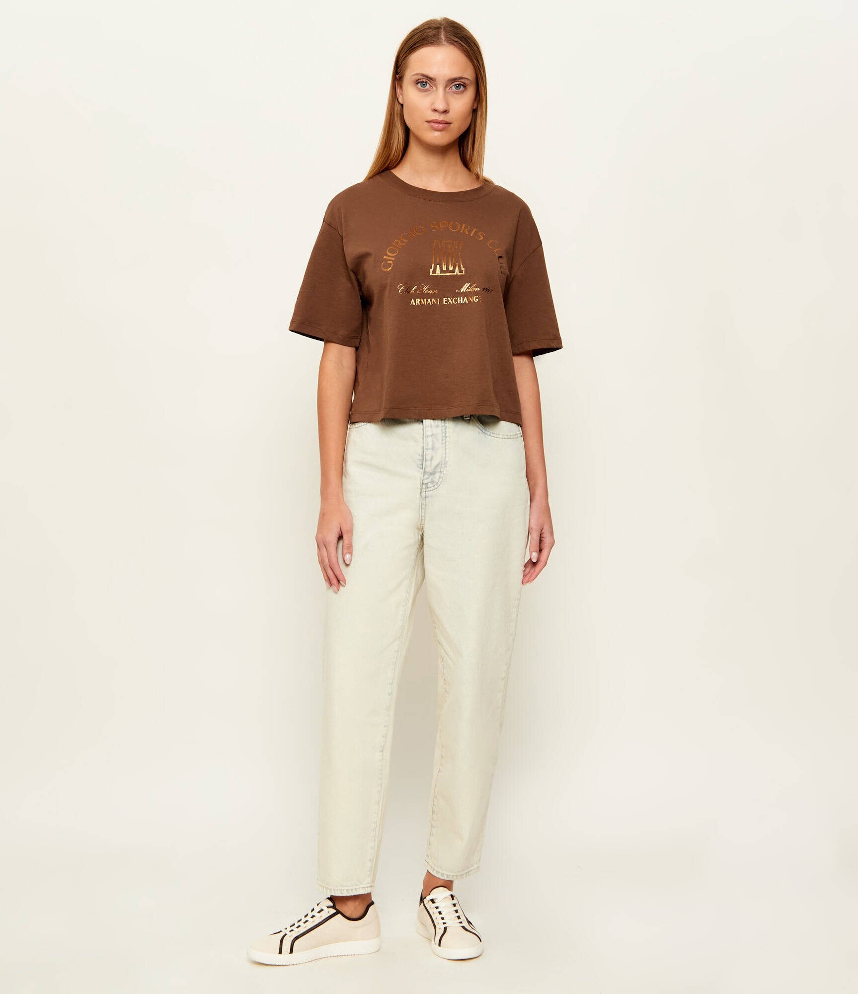 Armani Exchange Tricou | Cropped Fit
