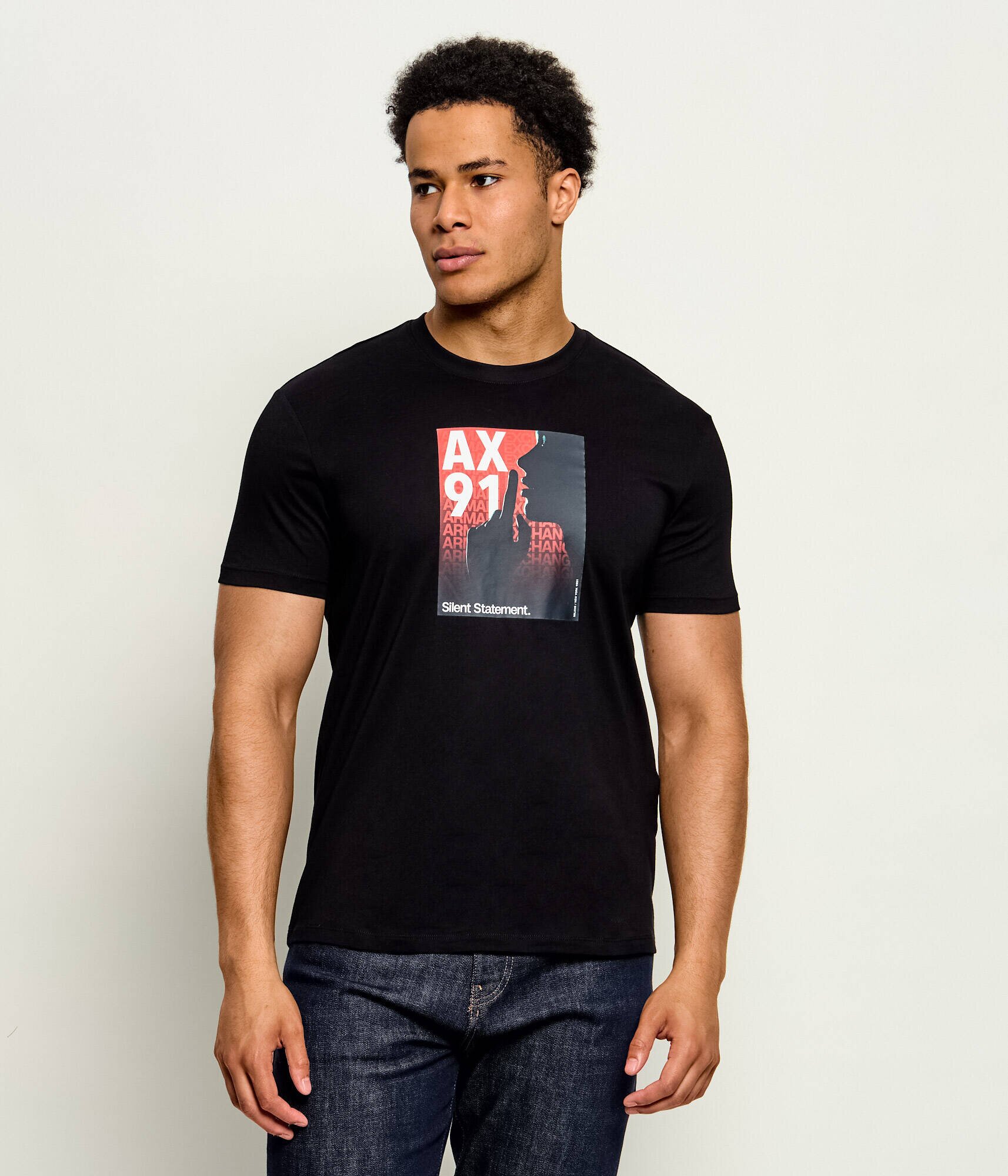 Armani Exchange Tricou | Extra slim fit