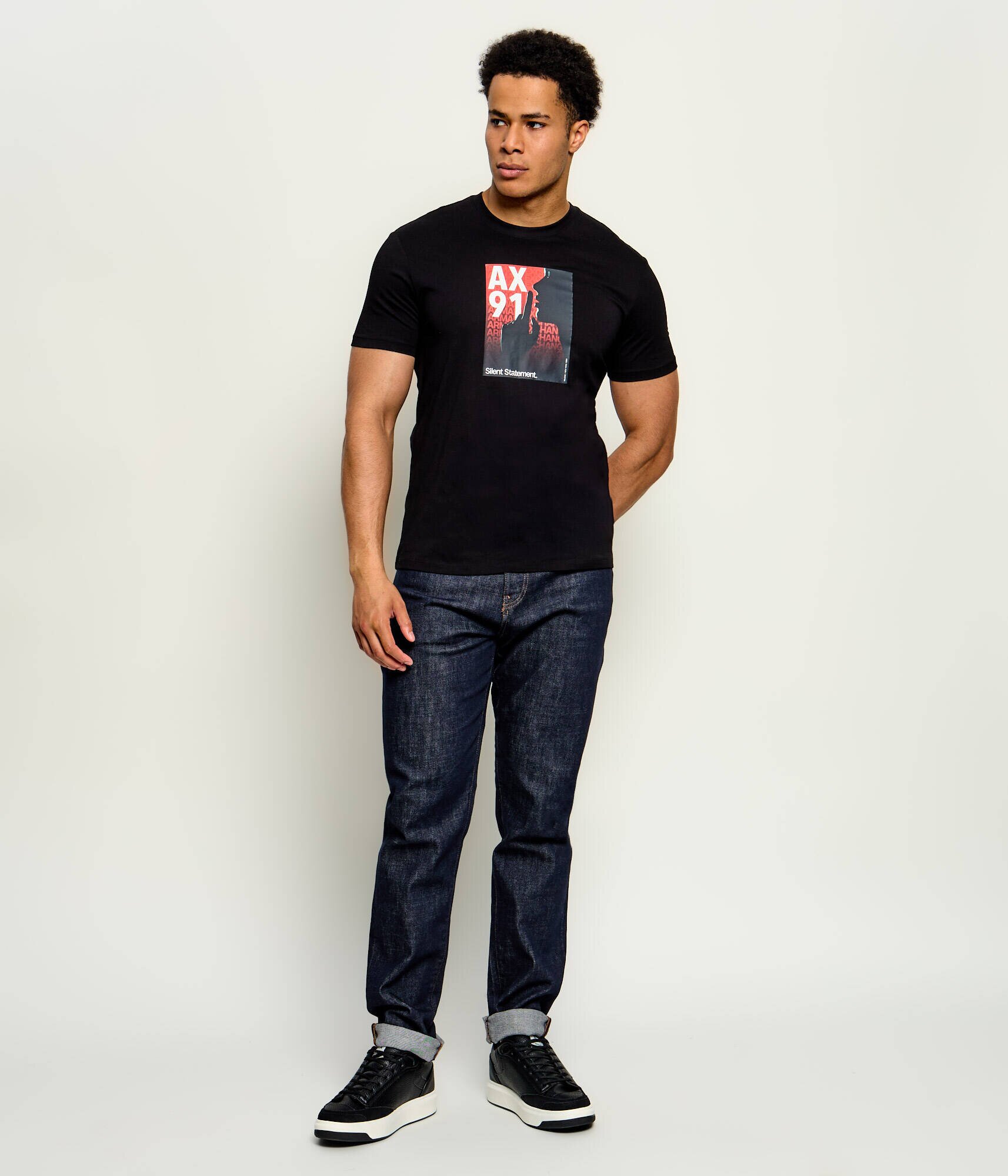 Armani Exchange Tricou | Extra slim fit