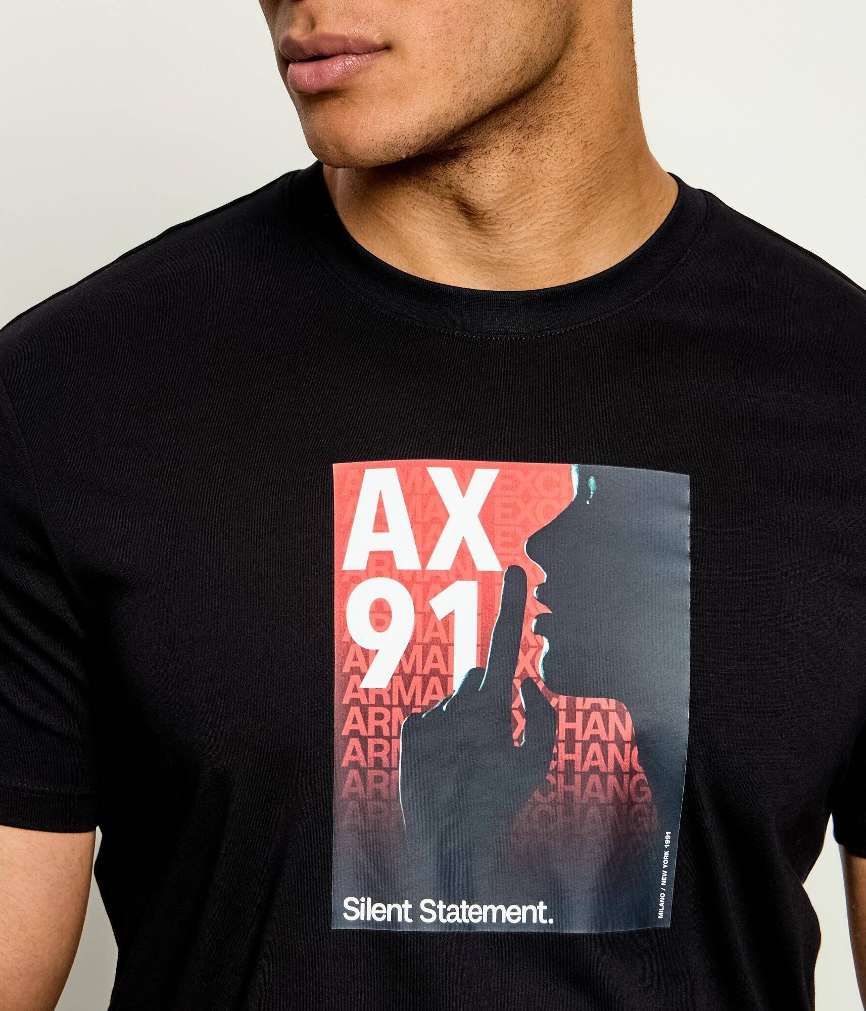 Armani Exchange Tricou | Extra slim fit