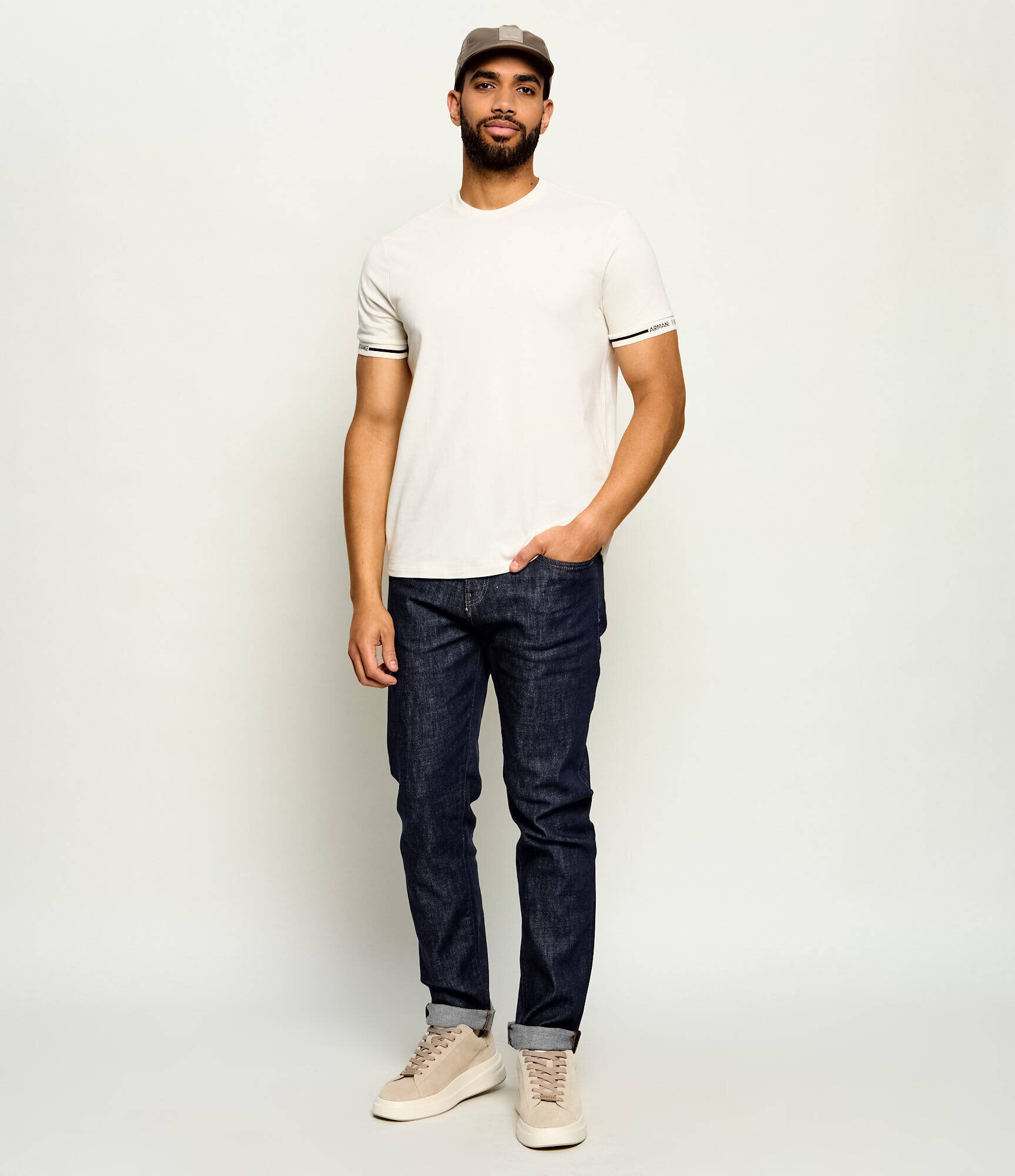Armani Exchange Tricou | Extra slim fit