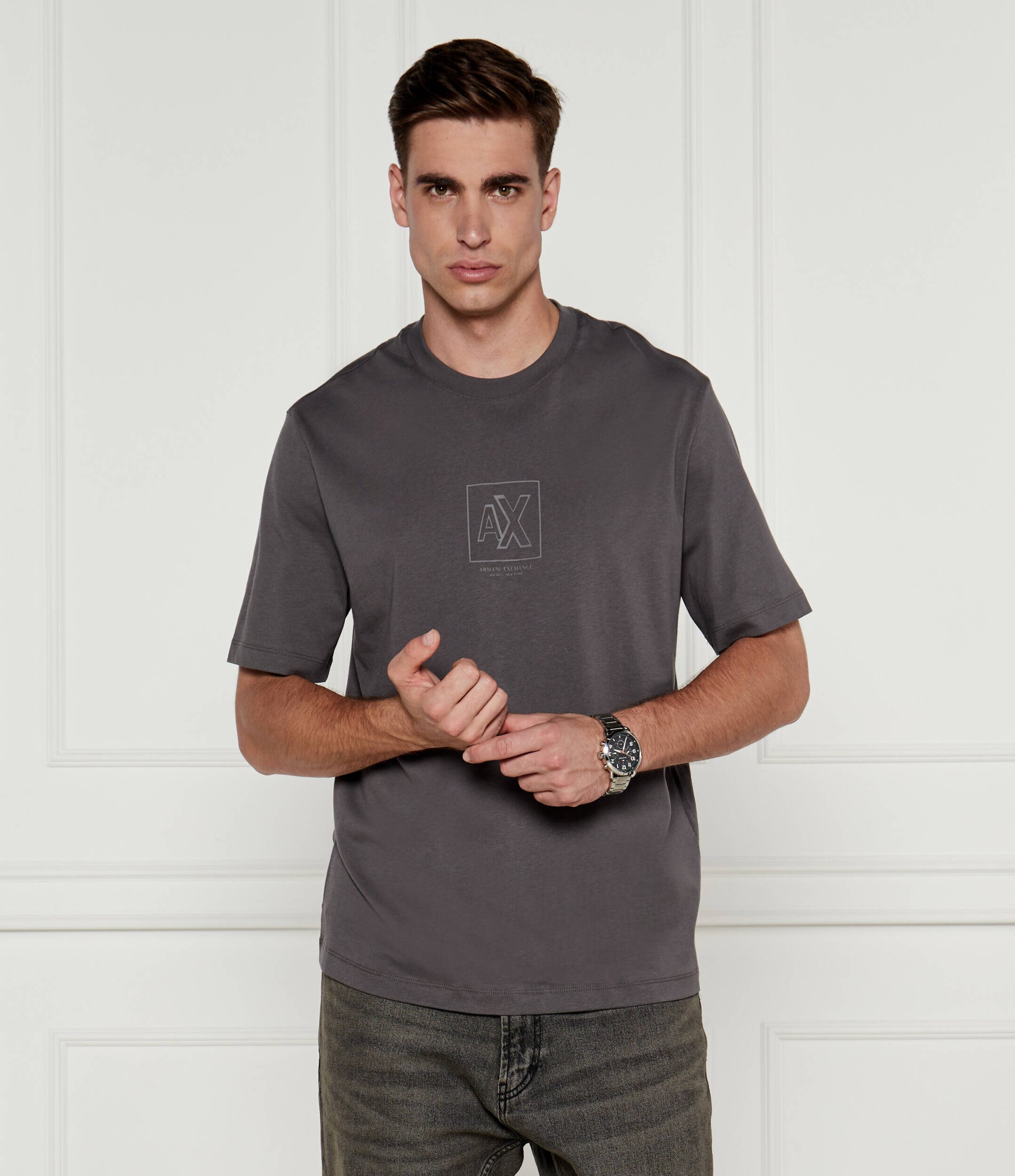 Armani Exchange Tricou | Loose fit