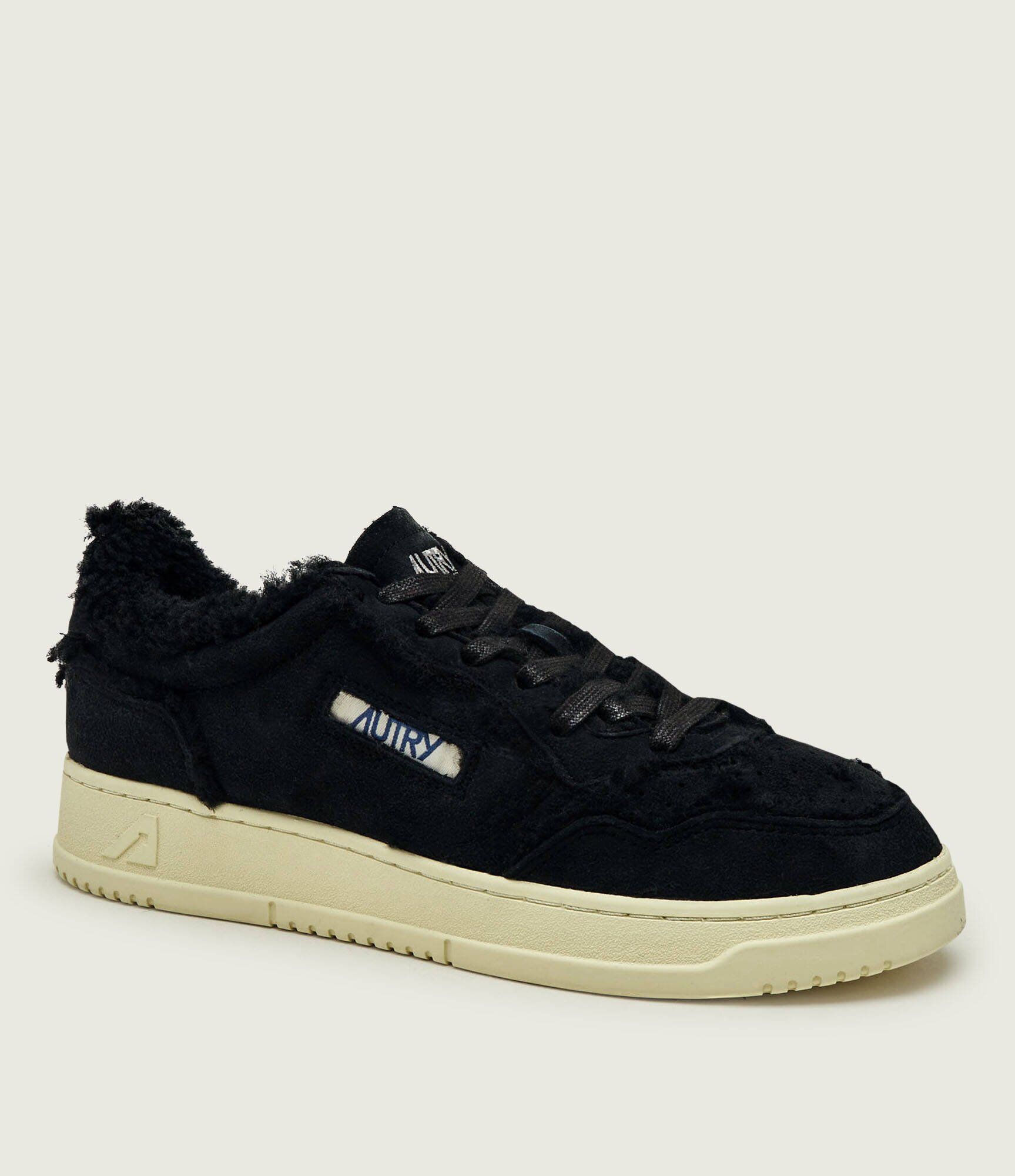 AUTRY Căptușite sneakers Medalist | piele întoarsă | shearling cu adaos de lână