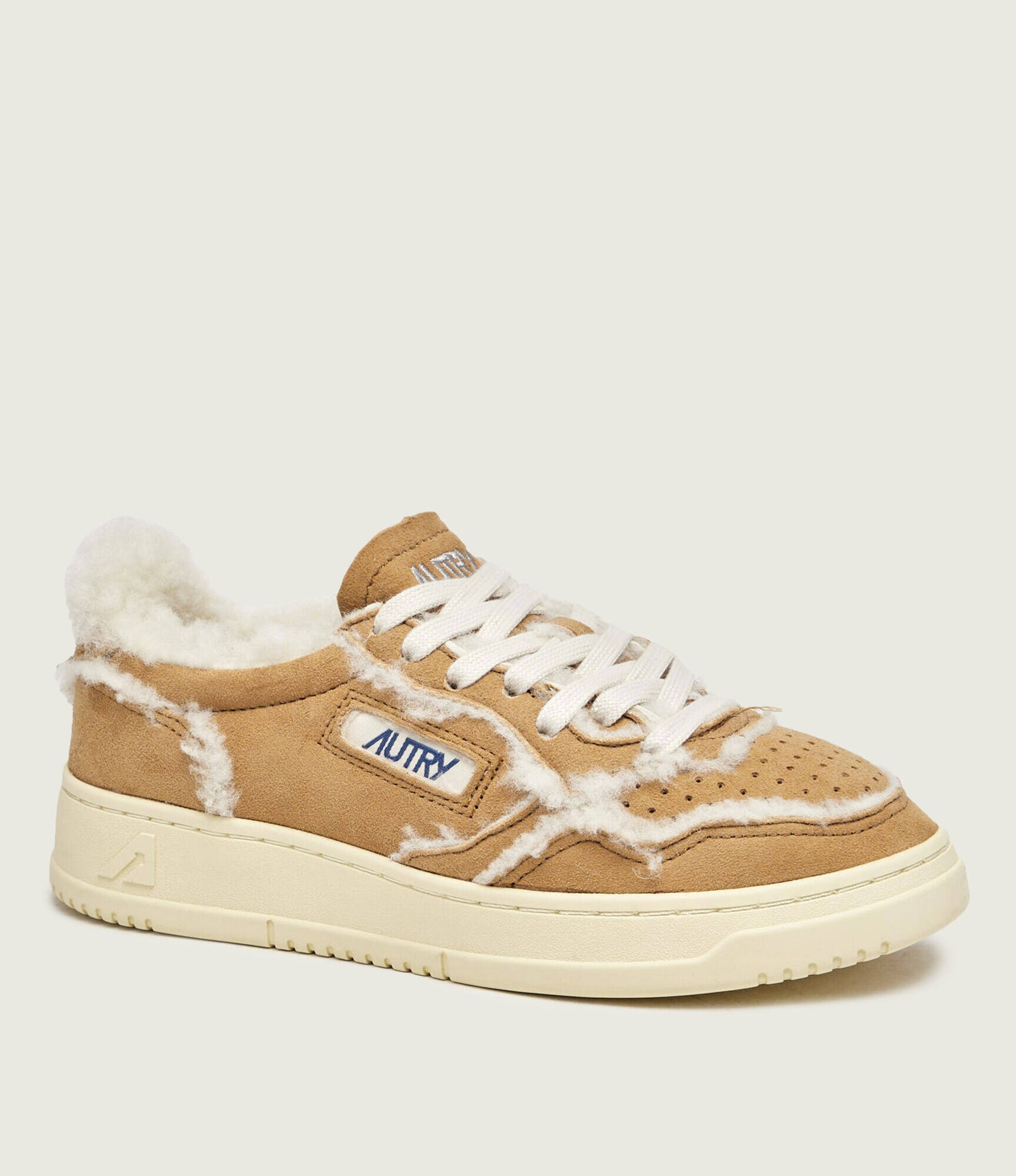 AUTRY Căptușite sneakers Medalist | piele întoarsă (zamsz) | cu adaos de lână | shearling