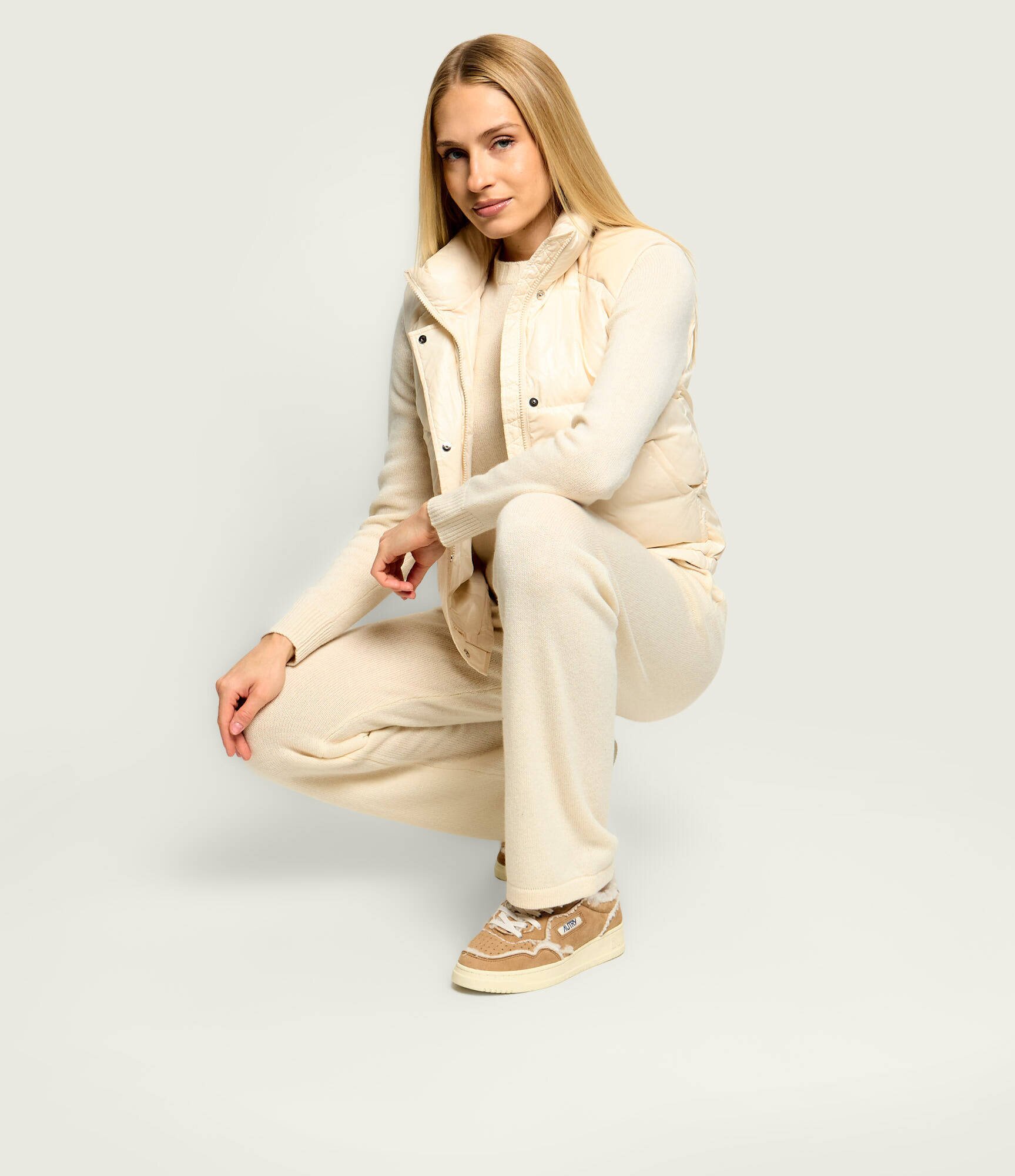 AUTRY Căptușite sneakers Medalist | piele întoarsă (zamsz) | cu adaos de lână | shearling